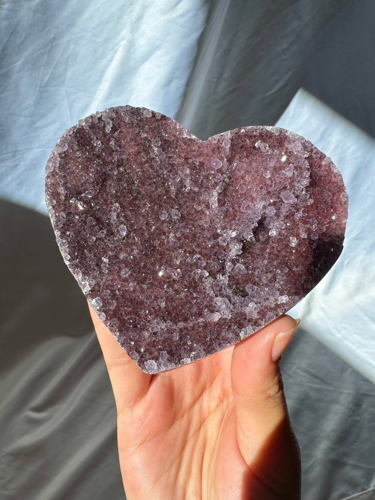 Uruguayan Amethyst Heart