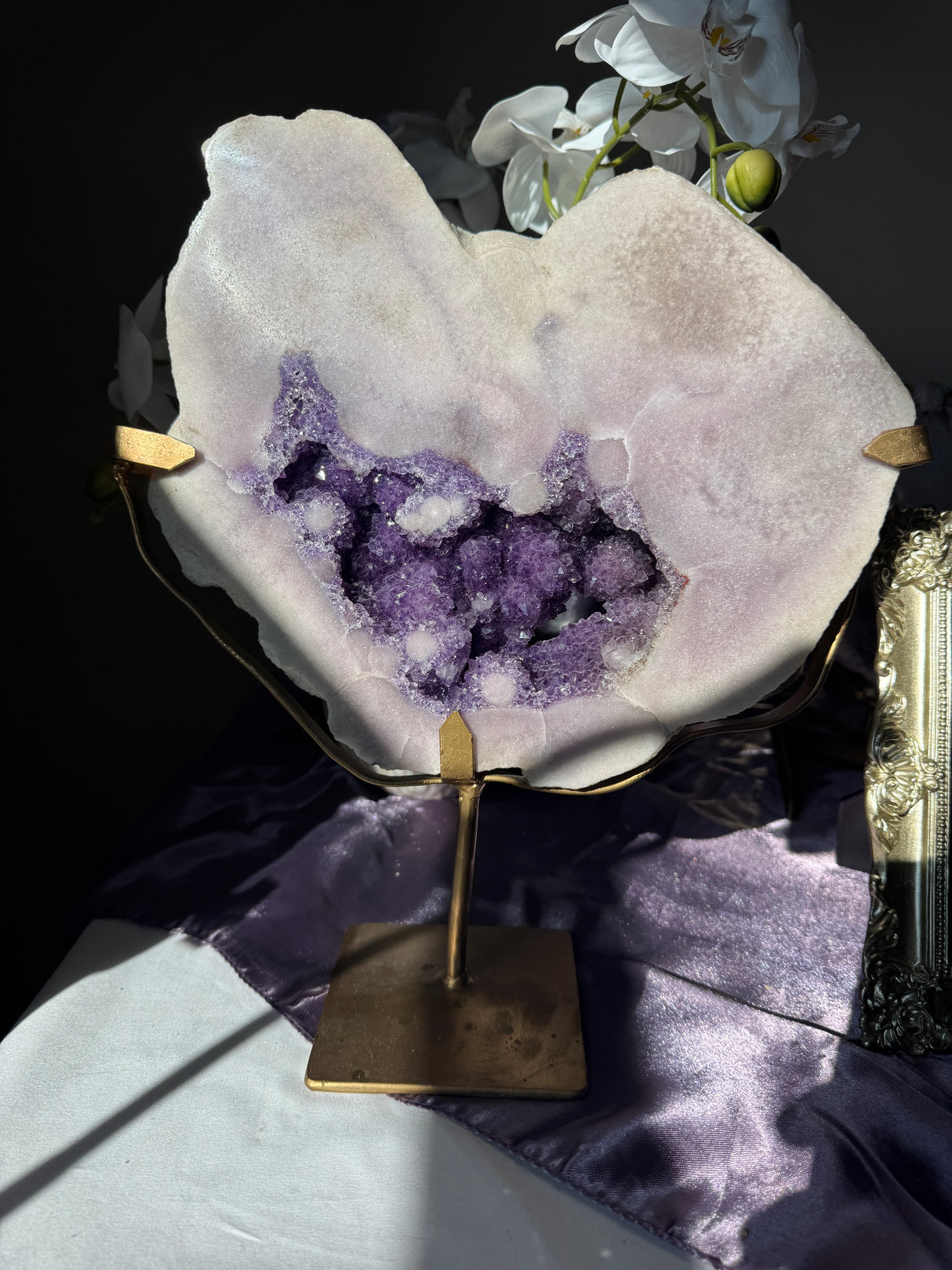 Vibrant Large Pink Amethyst Slab