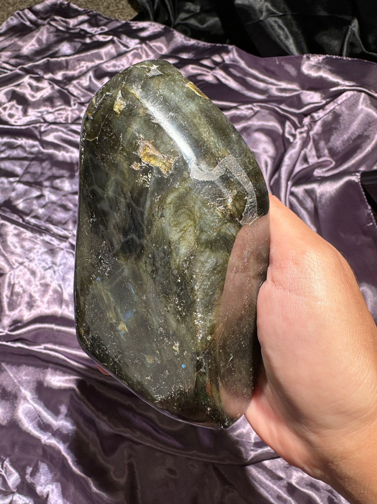 Orange Spectrolite Labradorite Free Form
