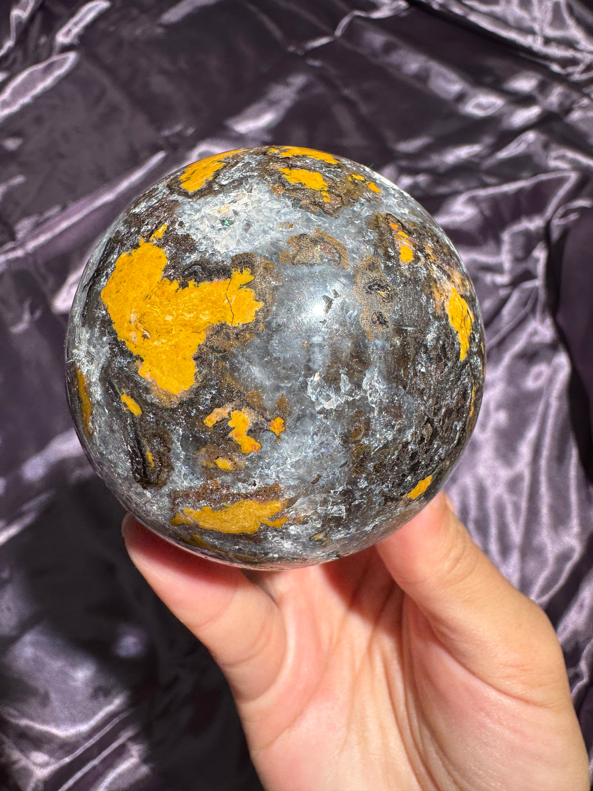 Sparkly Quartzy Agate Sphere