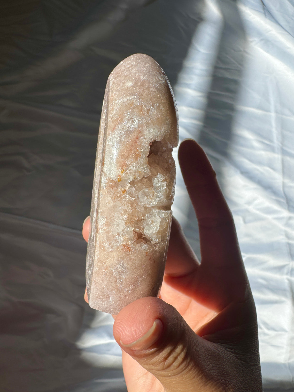 Druzy Pink Amethyst Standing Free Form