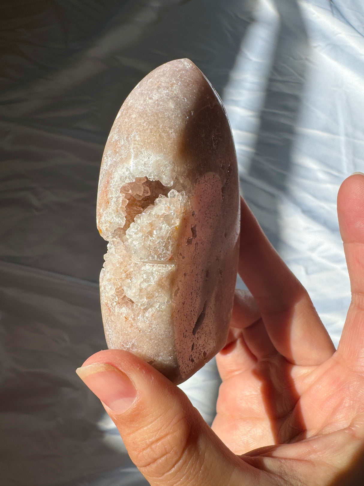 Druzy Pink Amethyst Standing Free Form