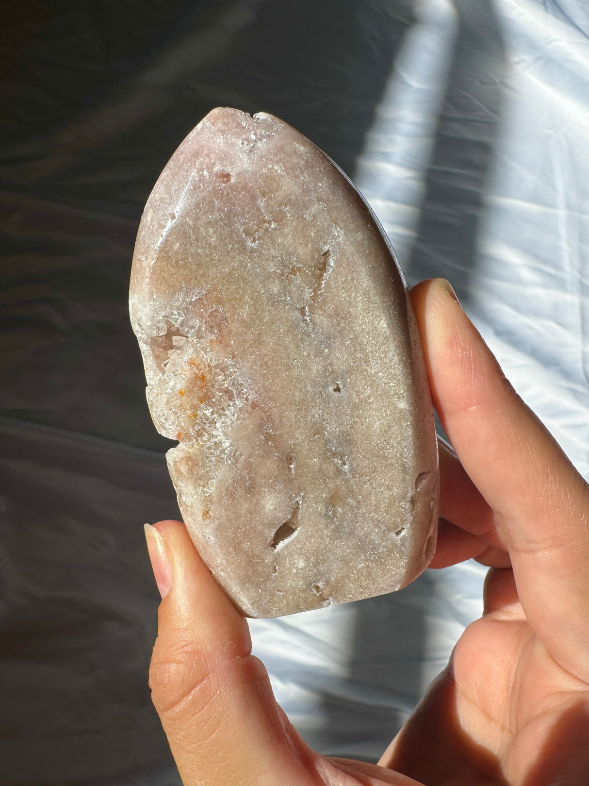 Druzy Pink Amethyst Standing Free Form
