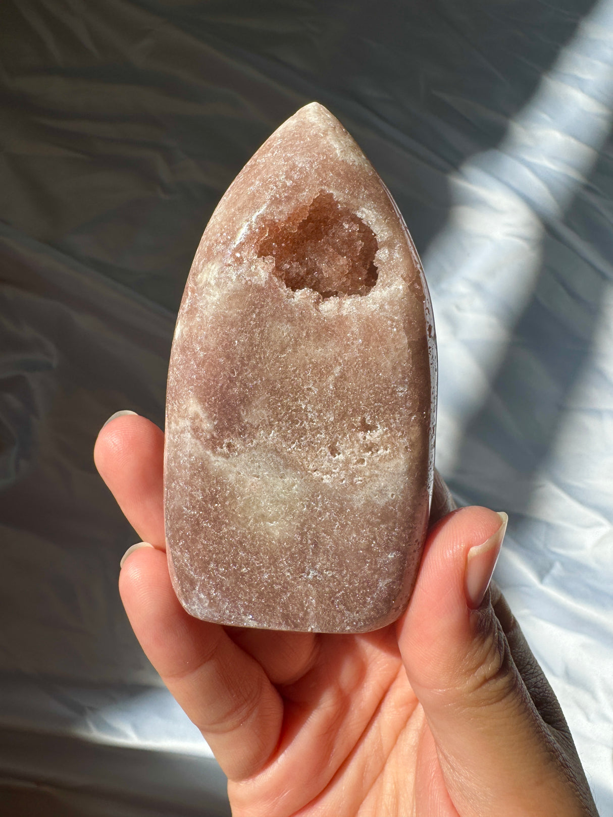 Druzy Pink Amethyst Standing Free Form