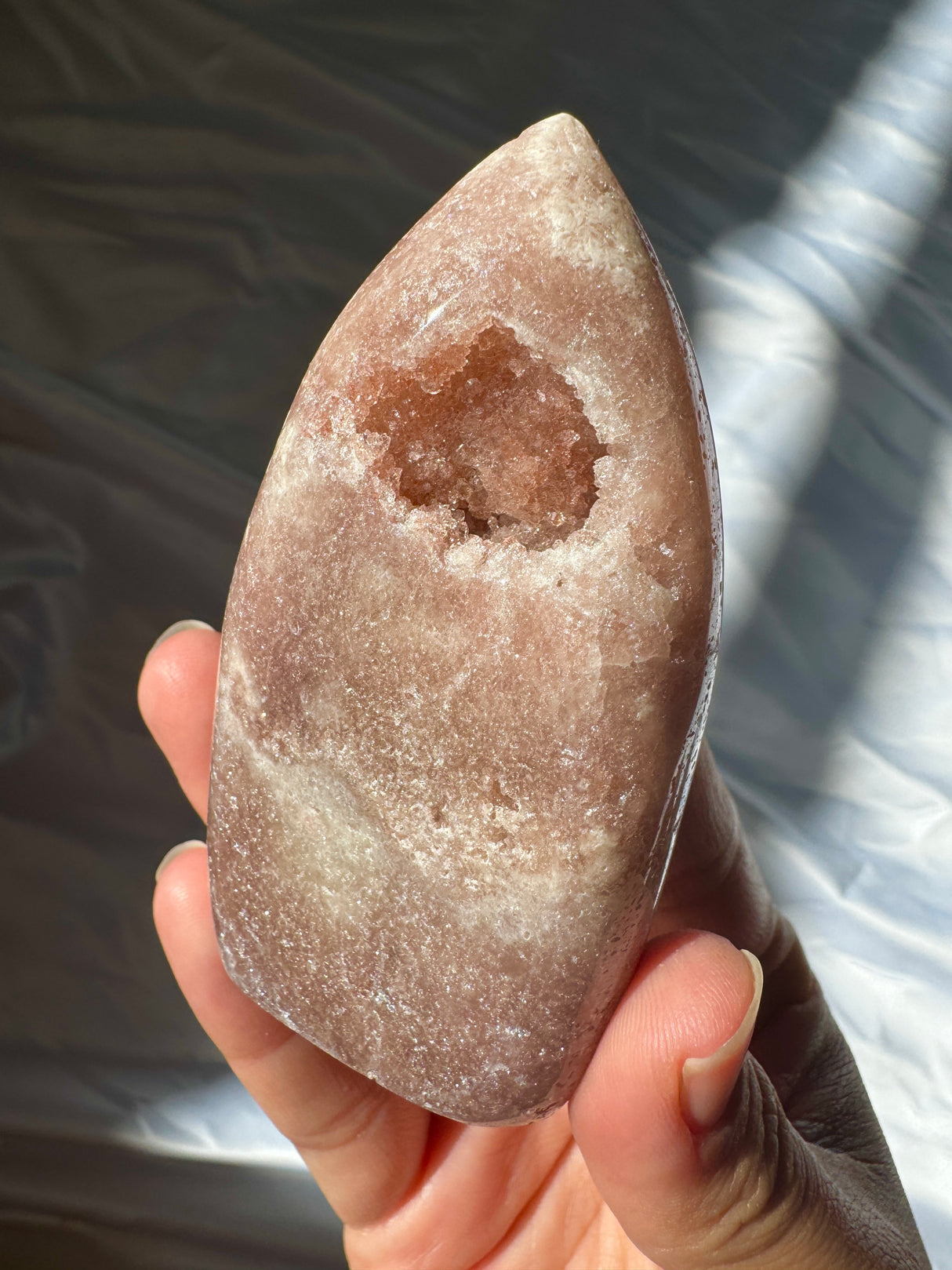 Druzy Pink Amethyst Standing Free Form