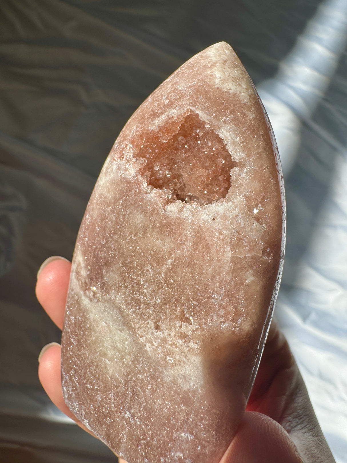 Druzy Pink Amethyst Standing Free Form