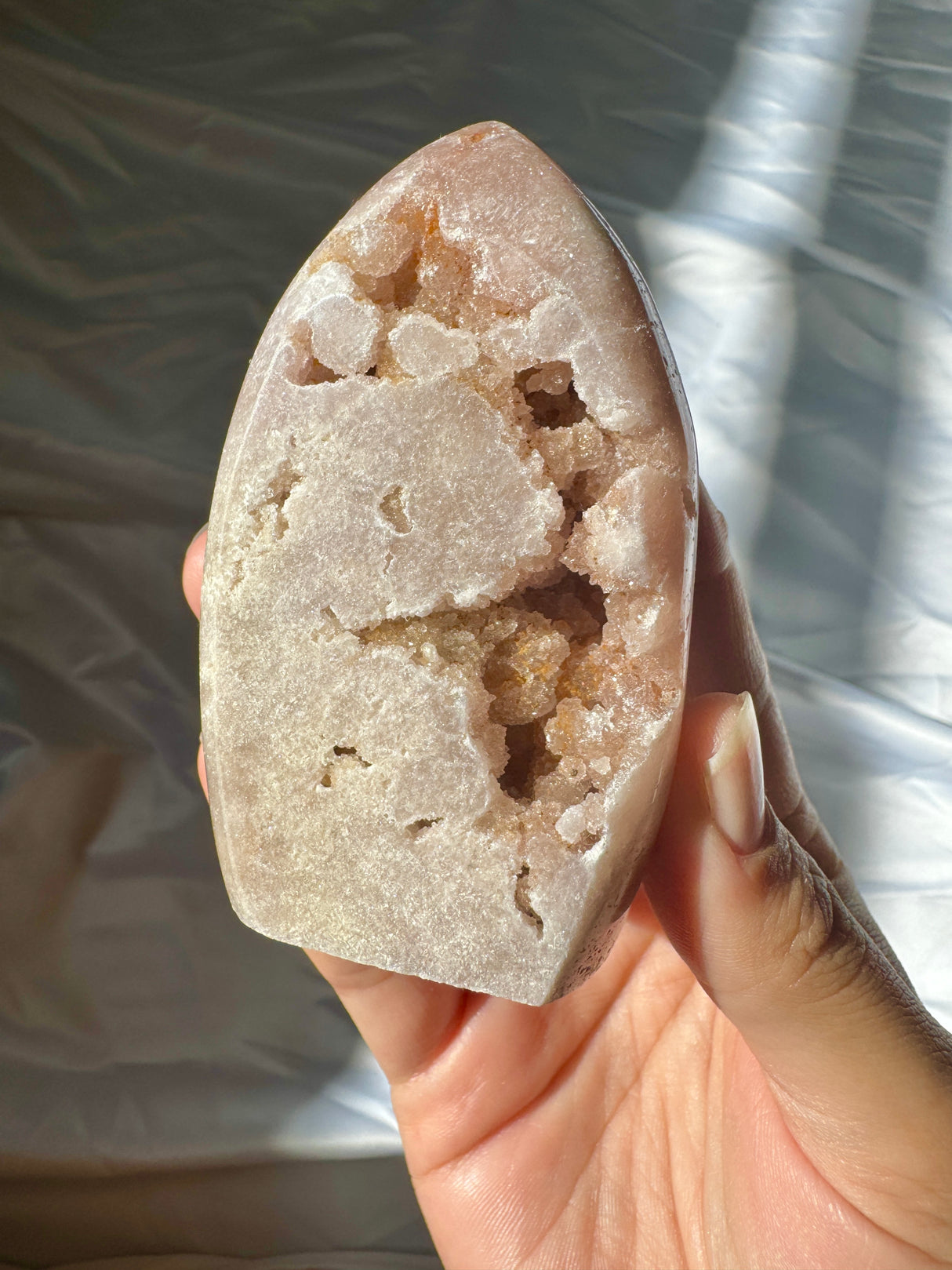 Druzy Pink Amethyst Standing Free Form