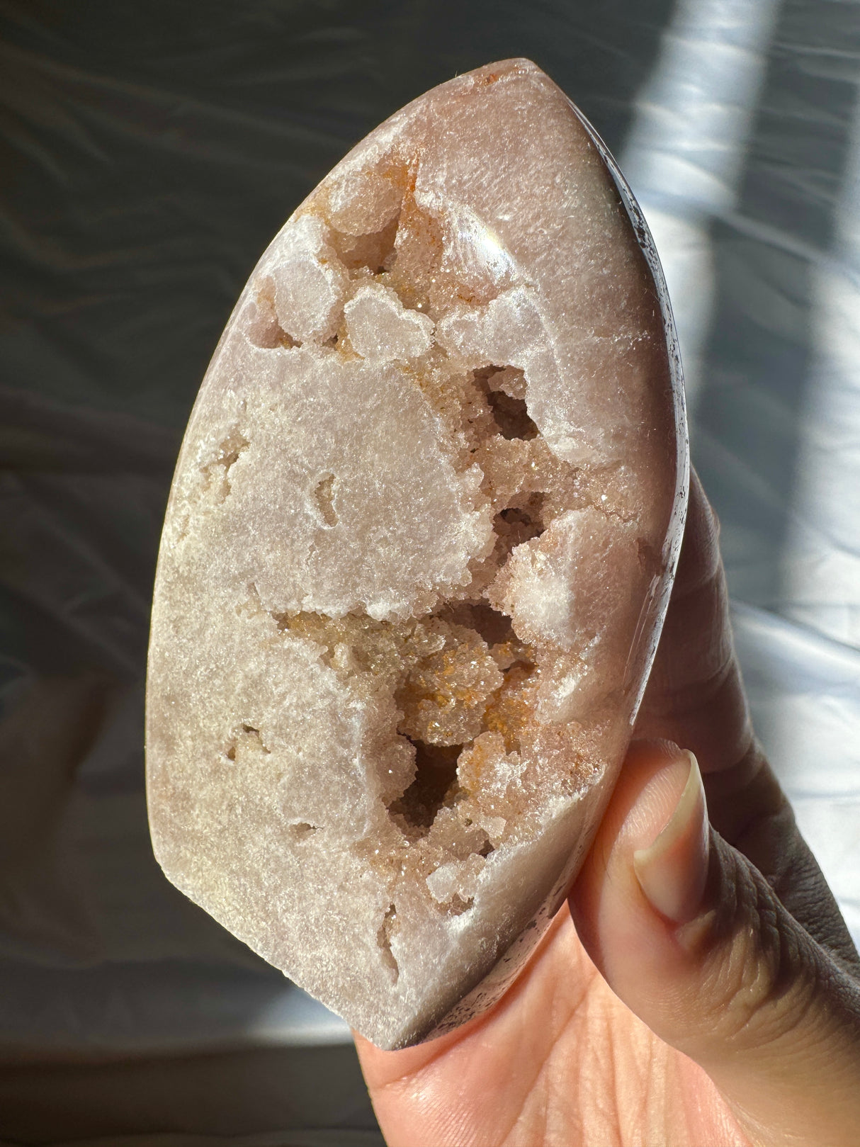 Druzy Pink Amethyst Standing Free Form