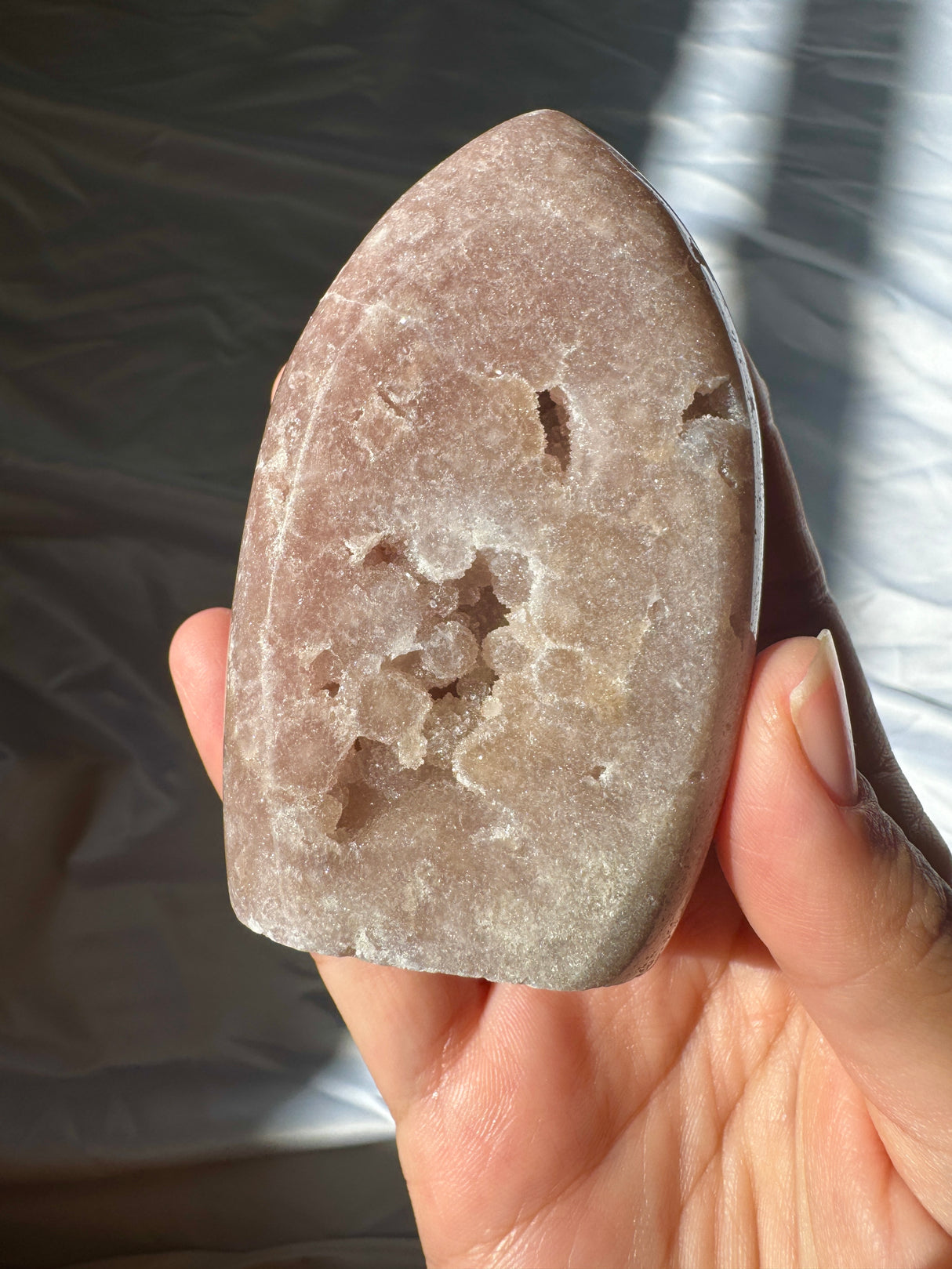 Druzy Pink Amethyst Standing Free Form