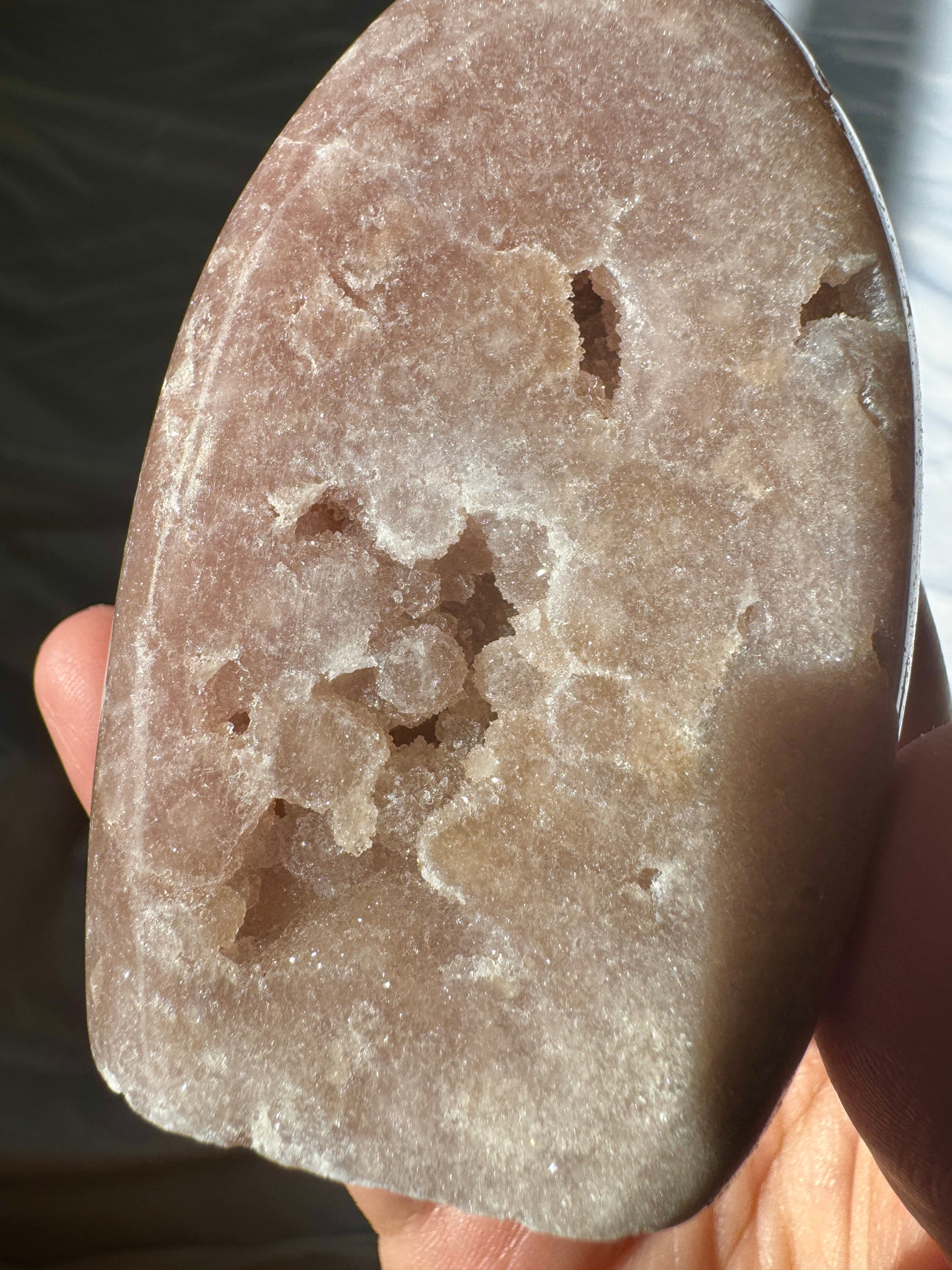 Druzy Pink Amethyst Standing Free Form