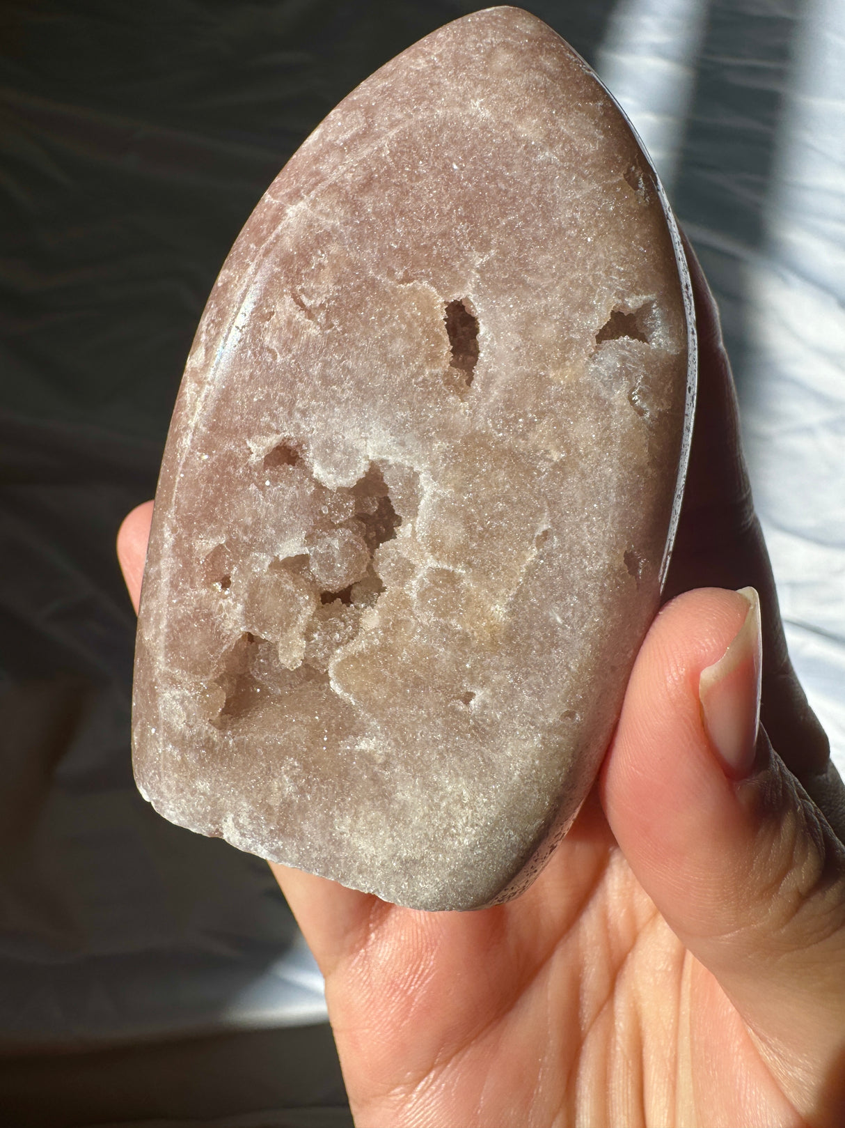 Druzy Pink Amethyst Standing Free Form