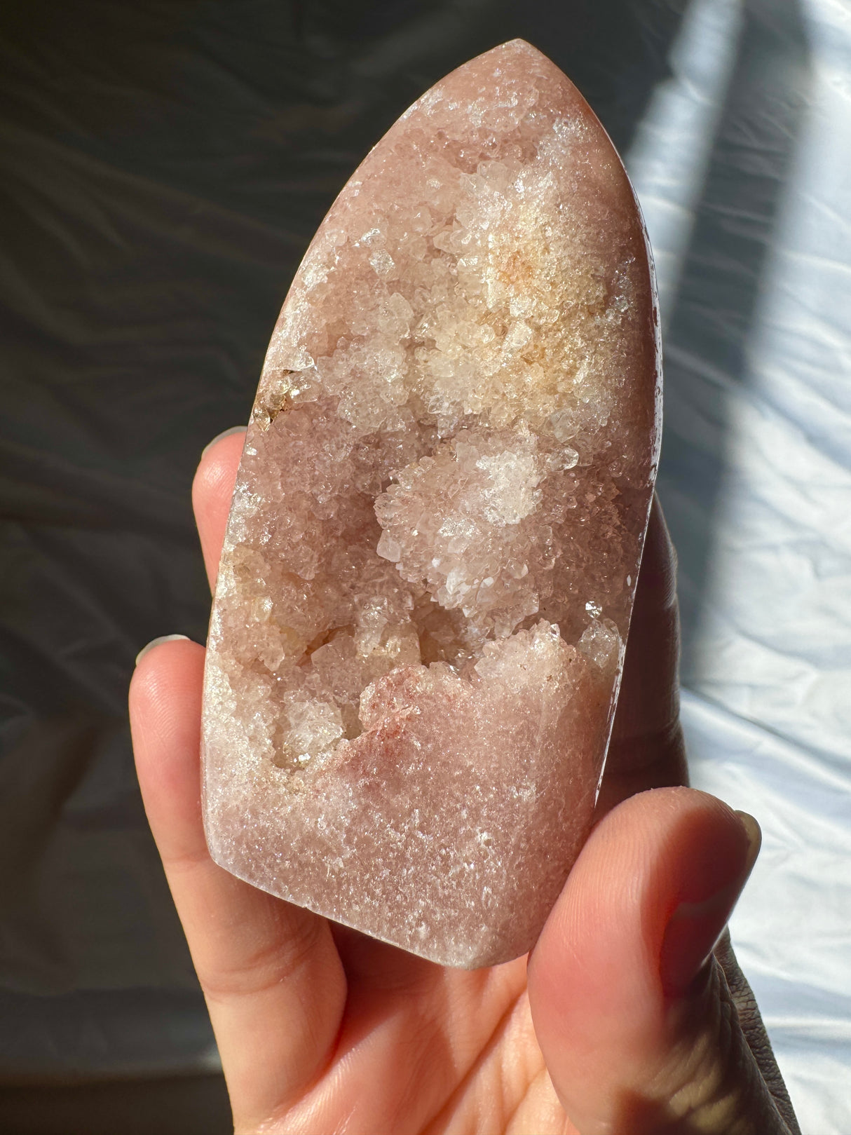Druzy Pink Amethyst Standing Free Form