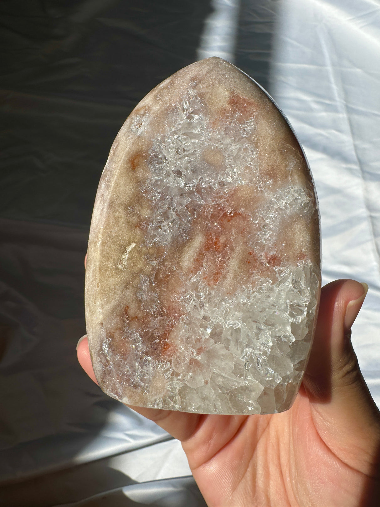 Pink Amethyst Standing Free Form