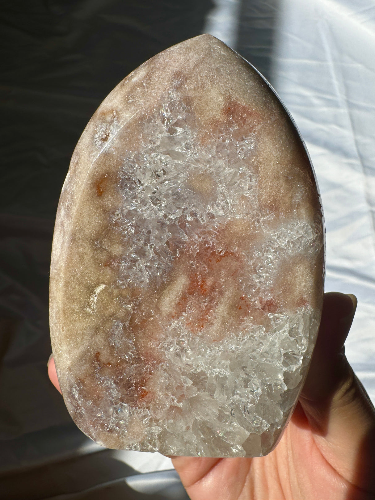 Pink Amethyst Standing Free Form