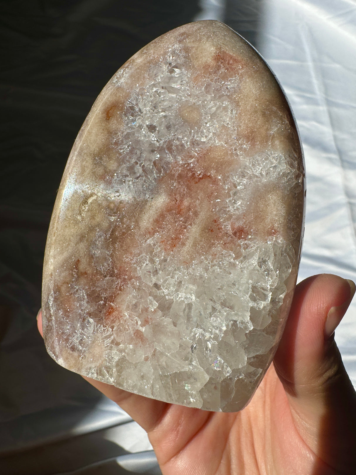 Pink Amethyst Standing Free Form