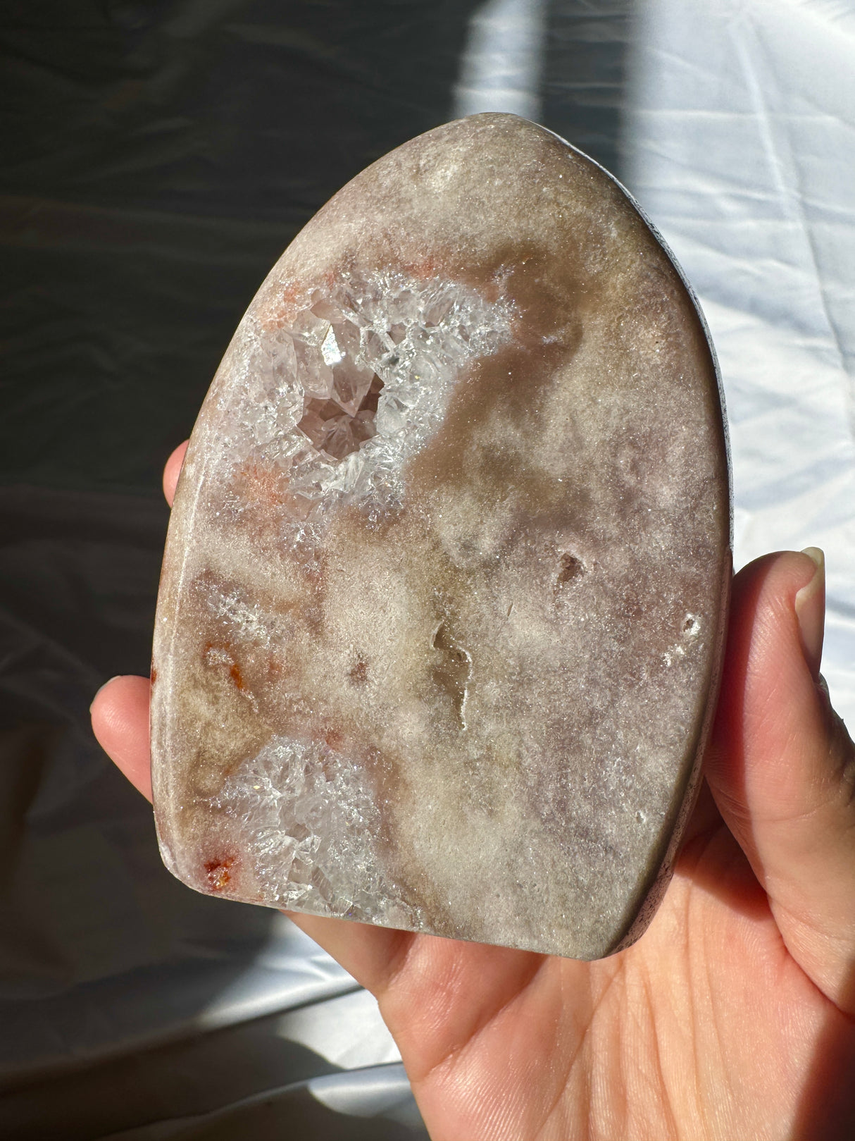 Pink Amethyst Standing Free Form