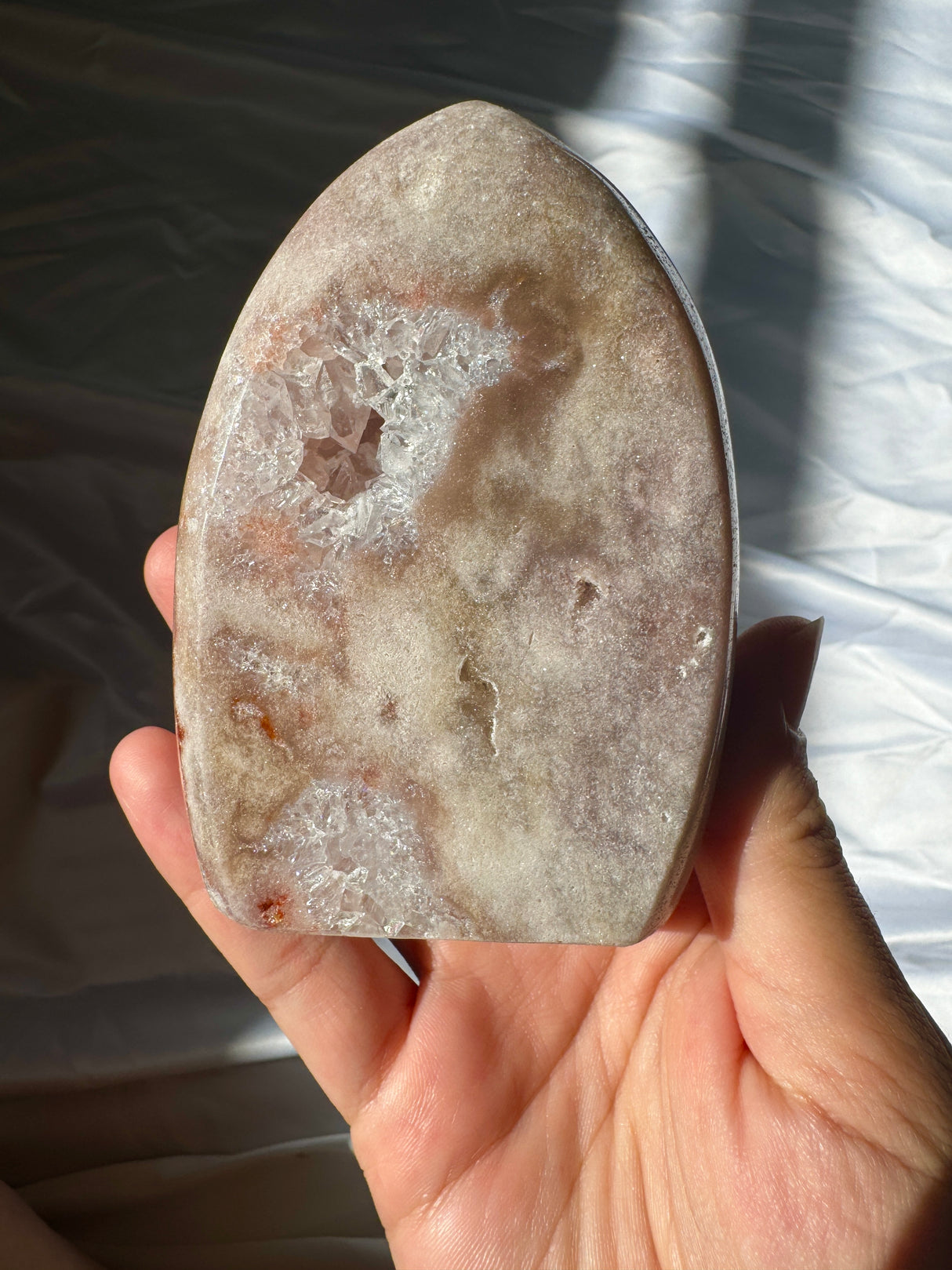 Pink Amethyst Standing Free Form