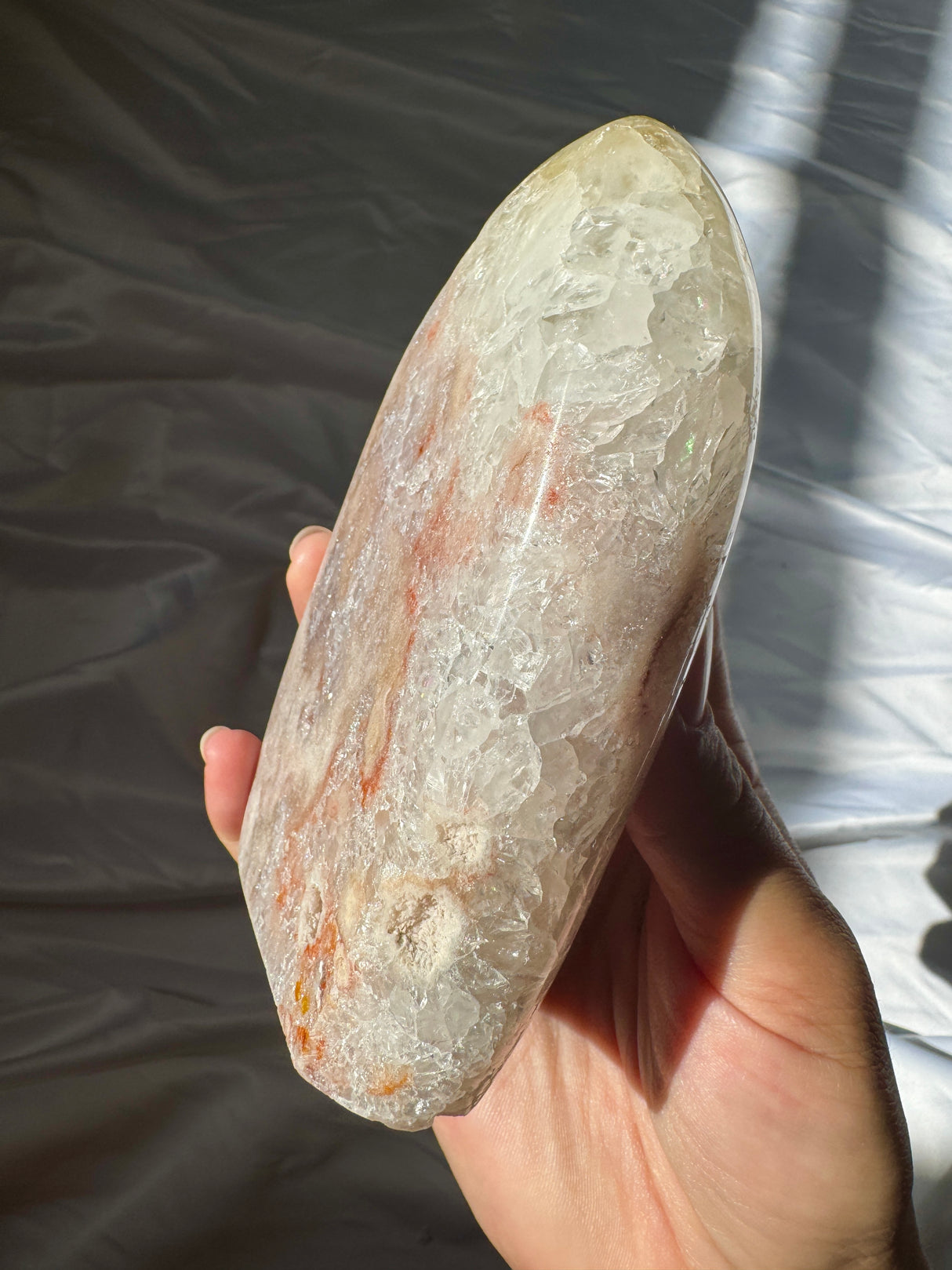 Quartz Pink Amethyst Standing Free Form