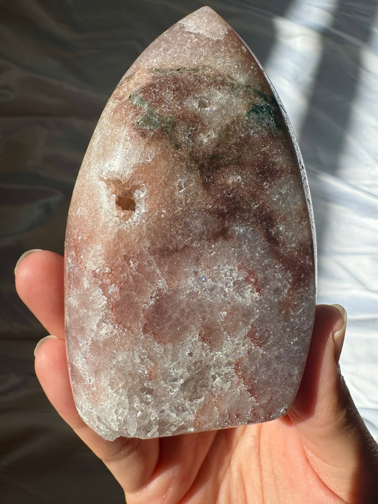 Pink Amethyst Standing Free Form