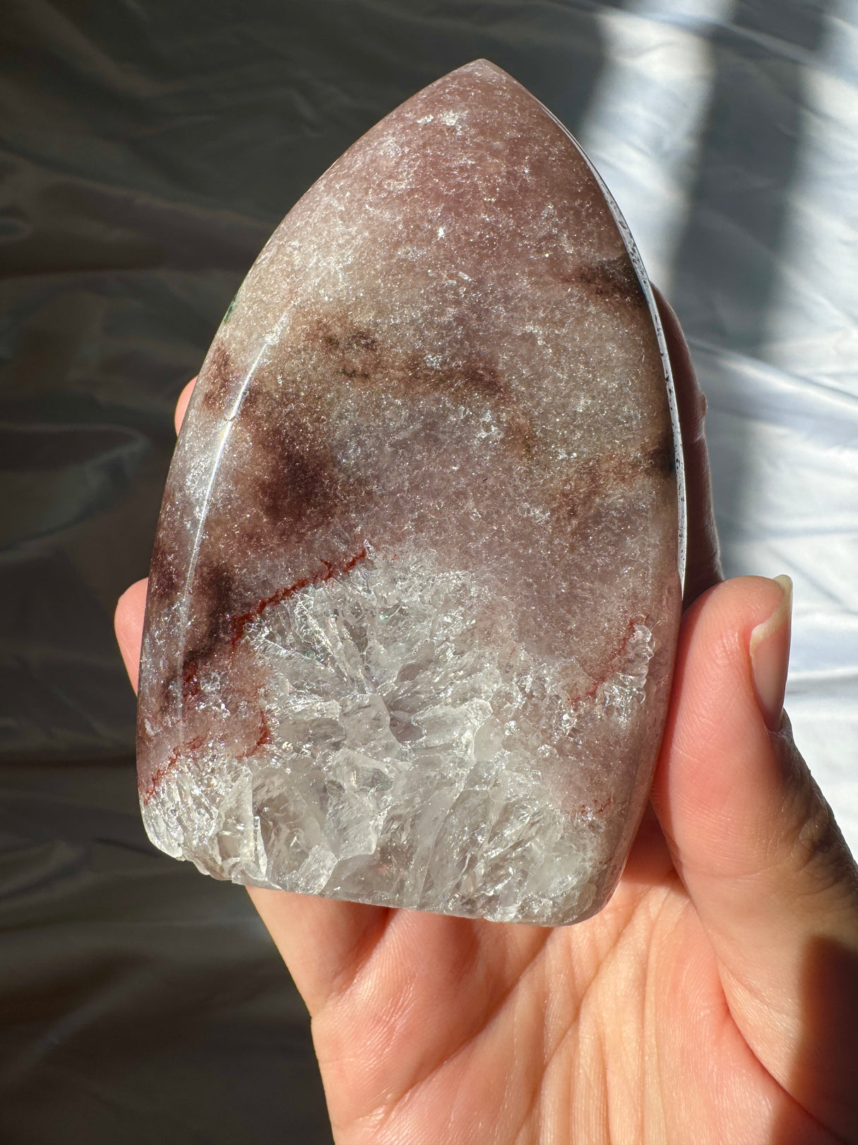 Pink Amethyst Standing Free Form