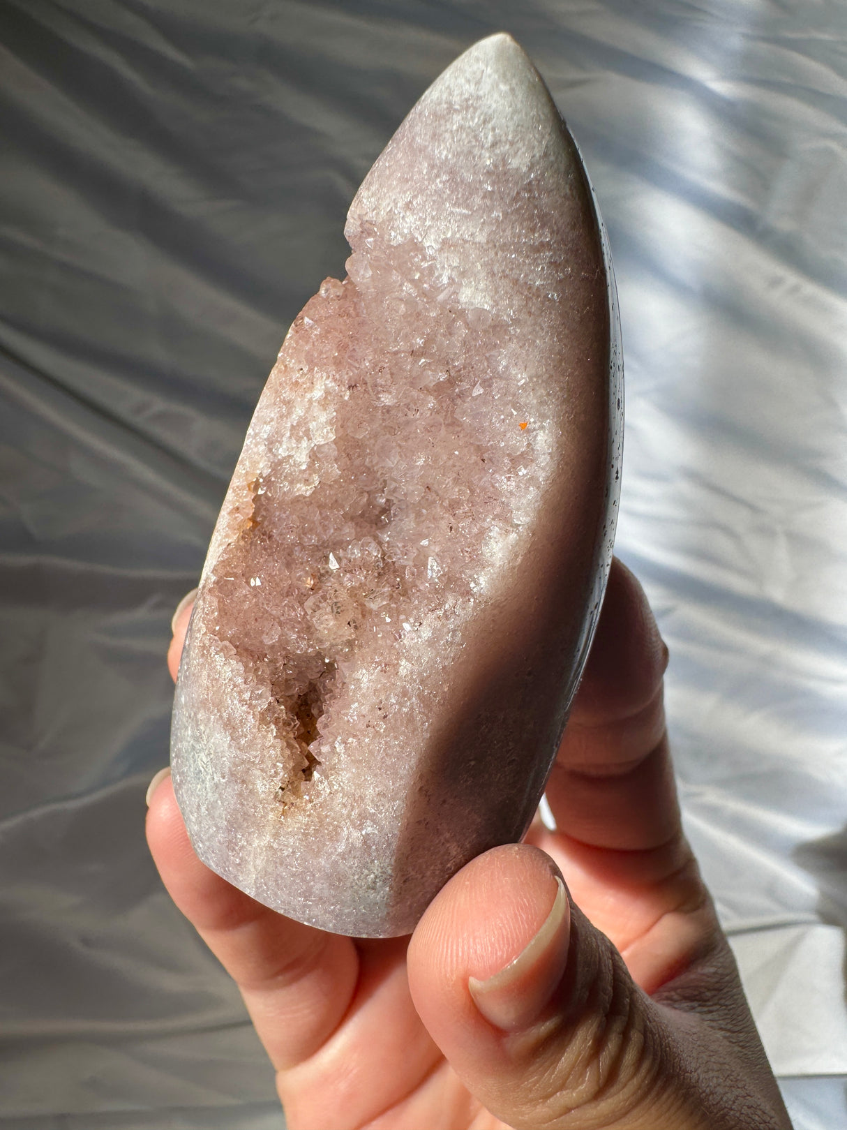 Druzy Pink Amethyst Standing Free Form