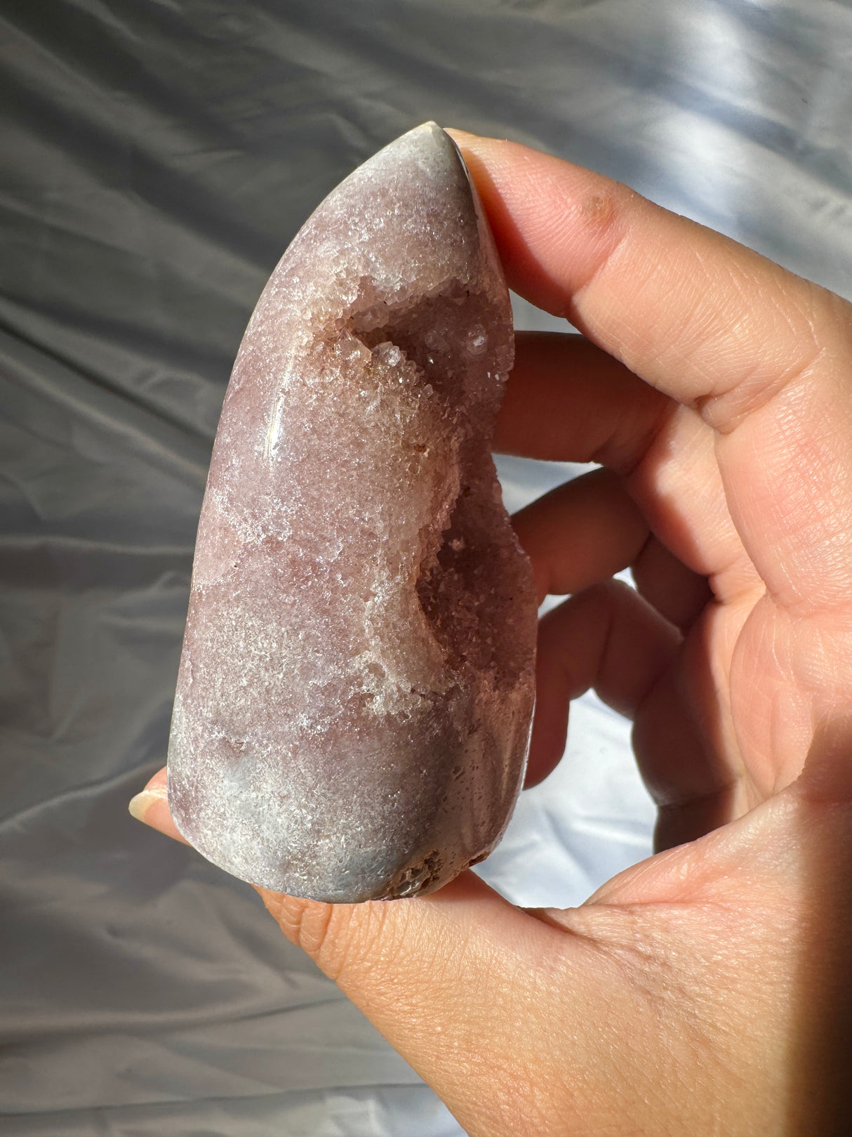 Druzy Pink Amethyst Standing Free Form