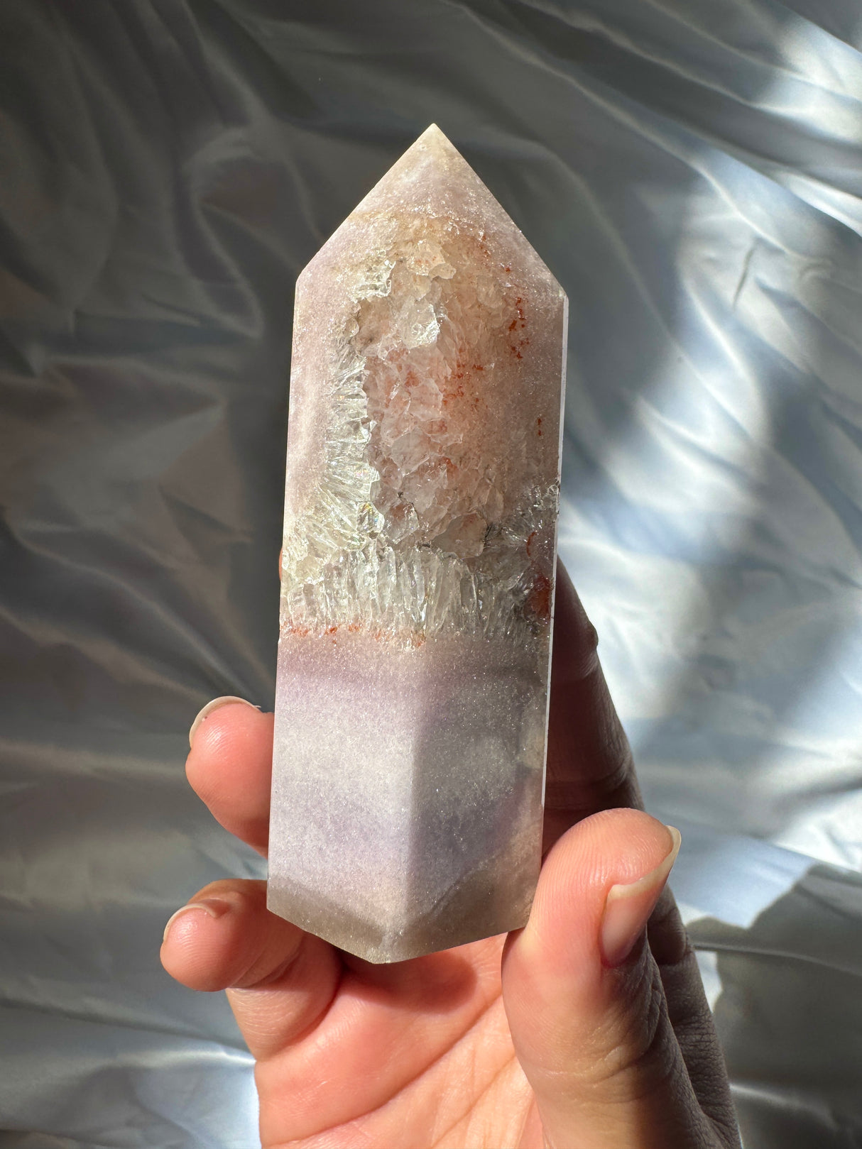 Pastel Pink Amethyst Tower