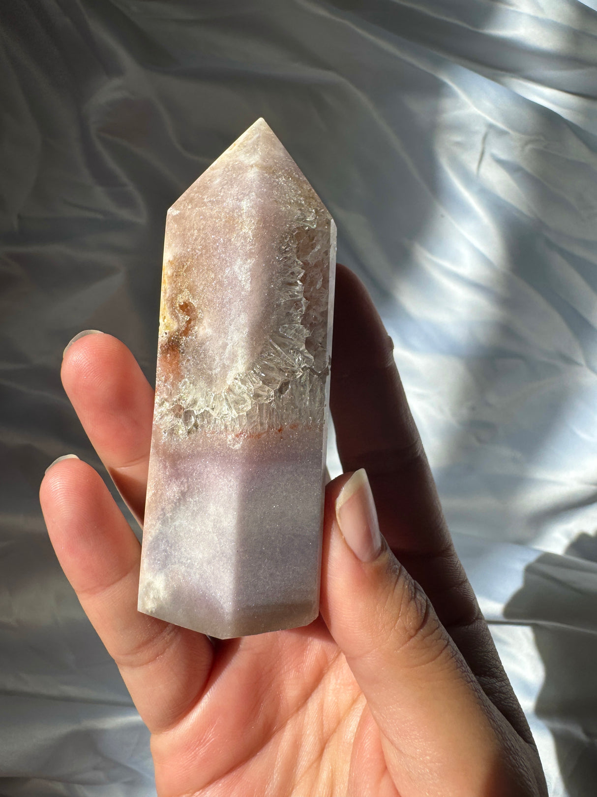 Pastel Pink Amethyst Tower