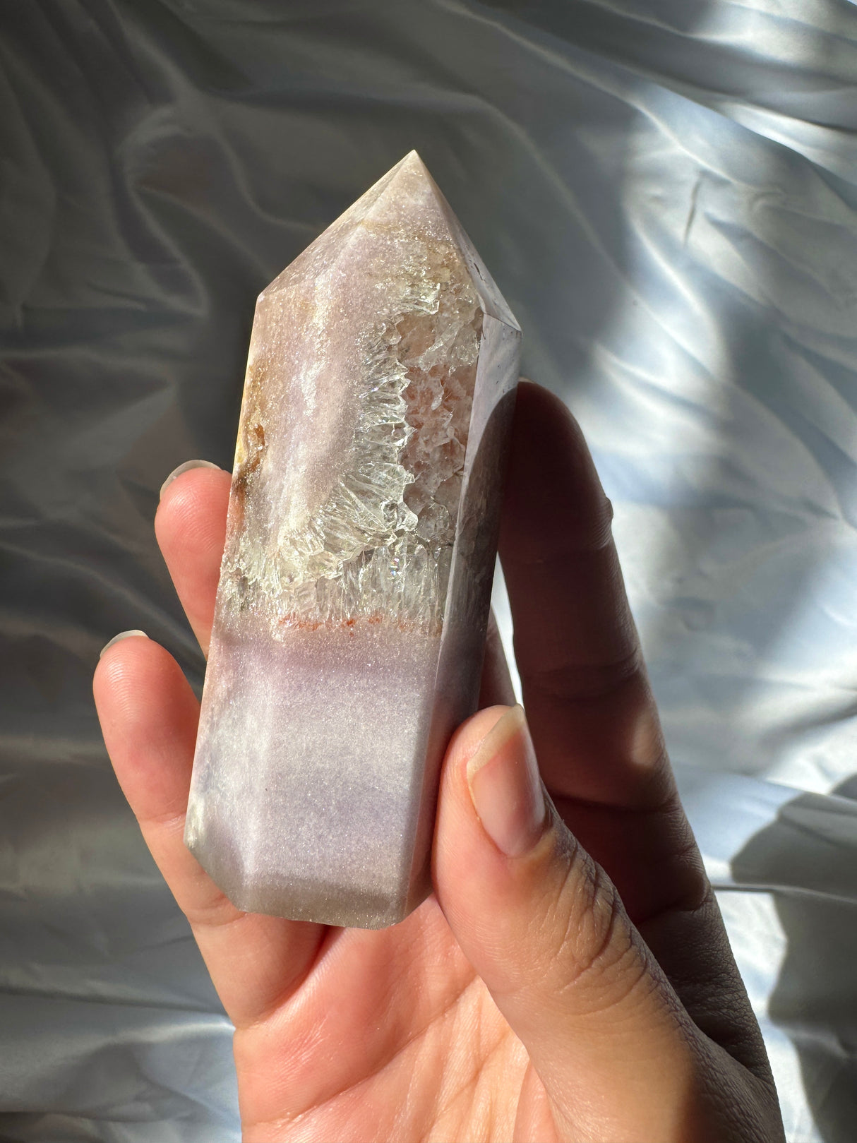 Pastel Pink Amethyst Tower