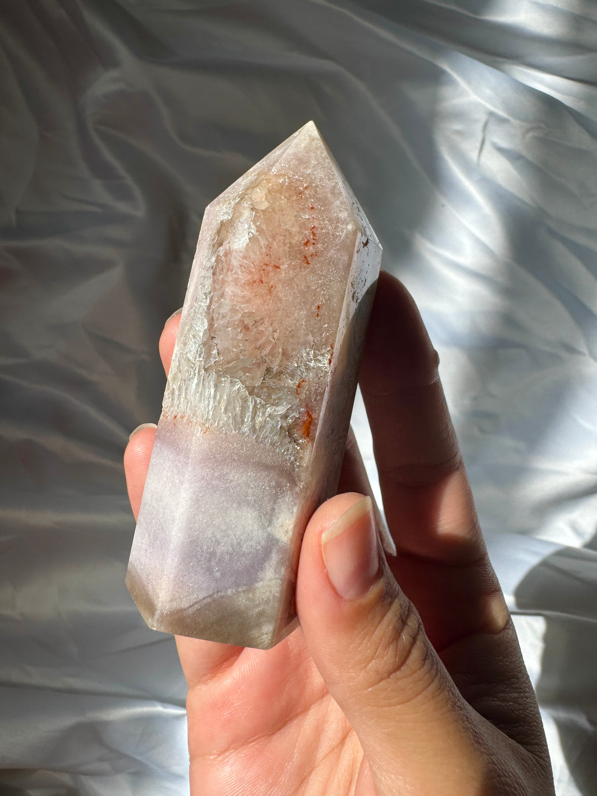 Pastel Pink Amethyst Tower