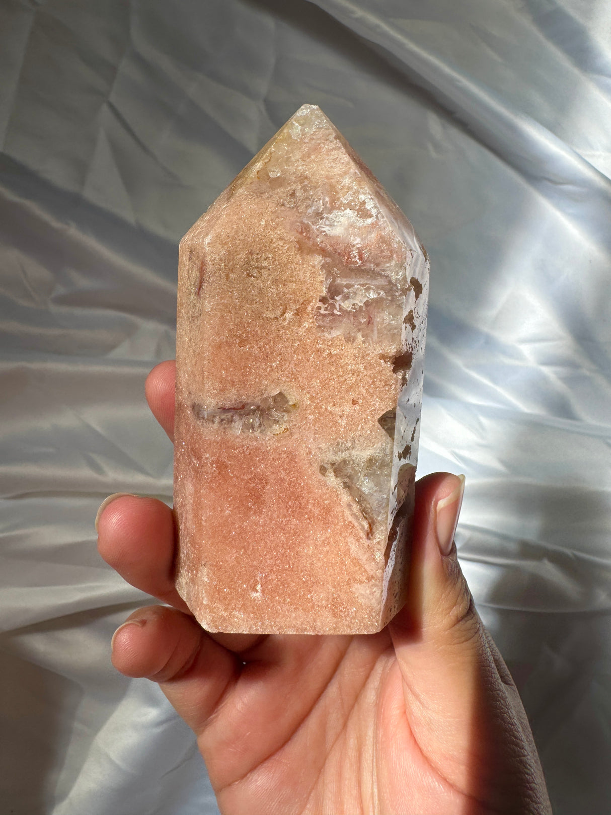 Pink Amethyst Tower (imperfect tip)