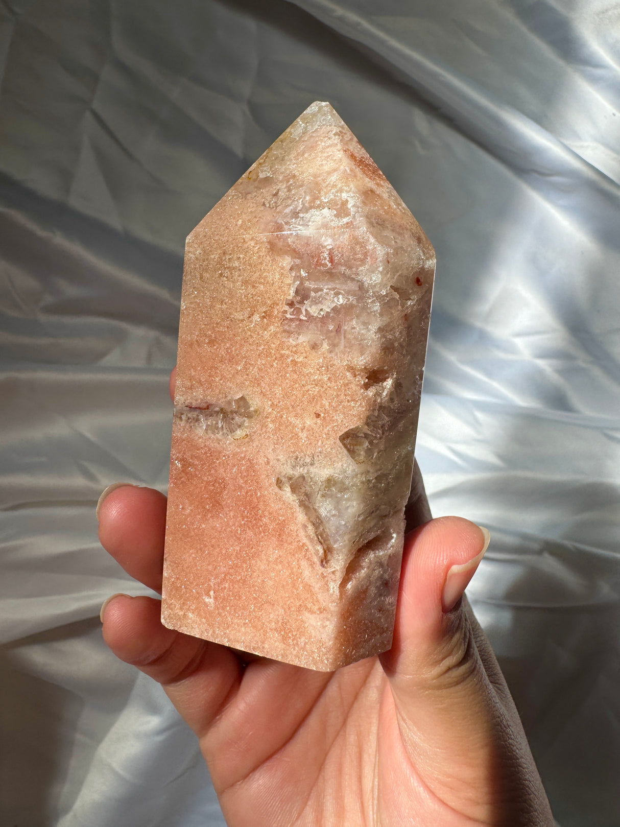 Pink Amethyst Tower (imperfect tip)