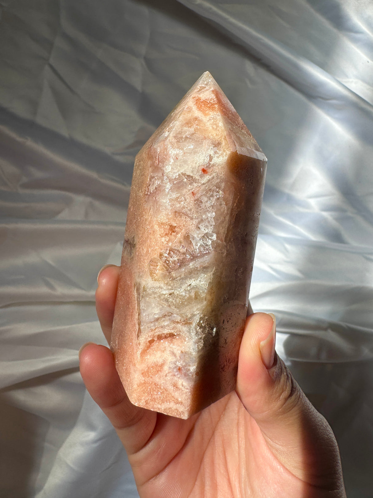 Pink Amethyst Tower (imperfect tip)