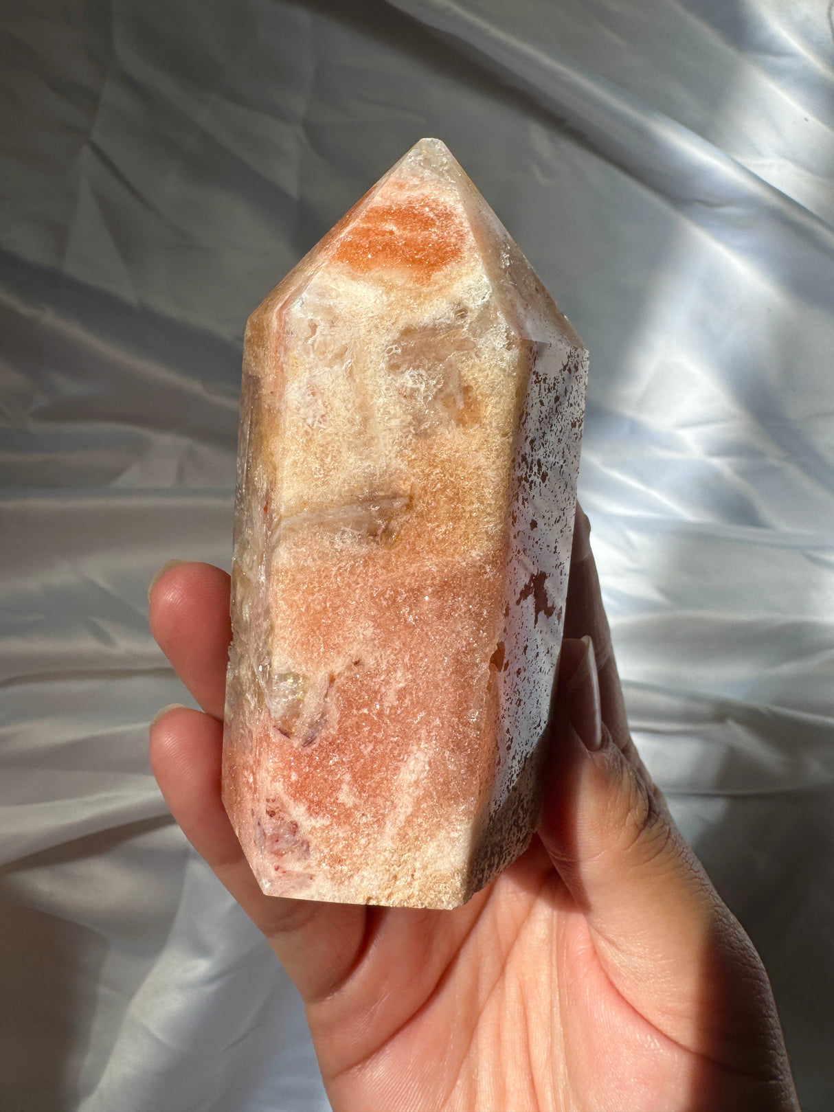 Pink Amethyst Tower (imperfect tip)