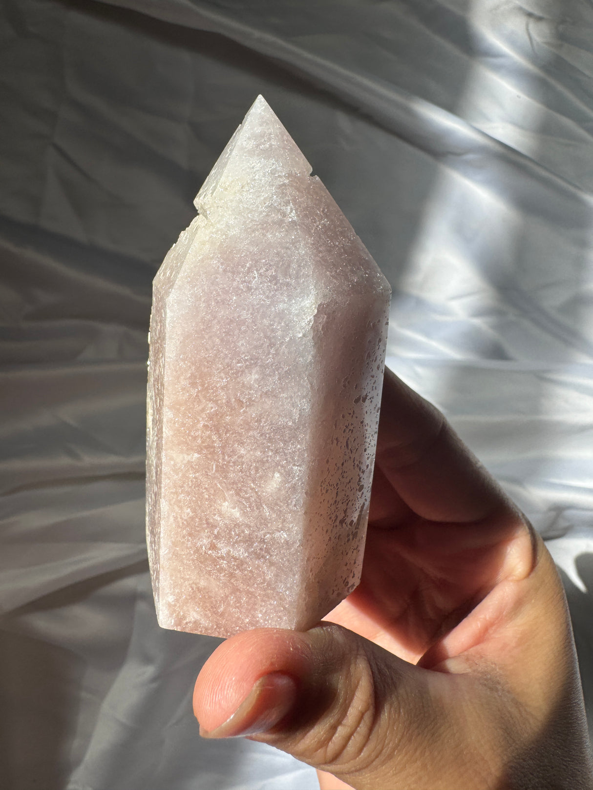 Druzy Pink Amethyst Tower