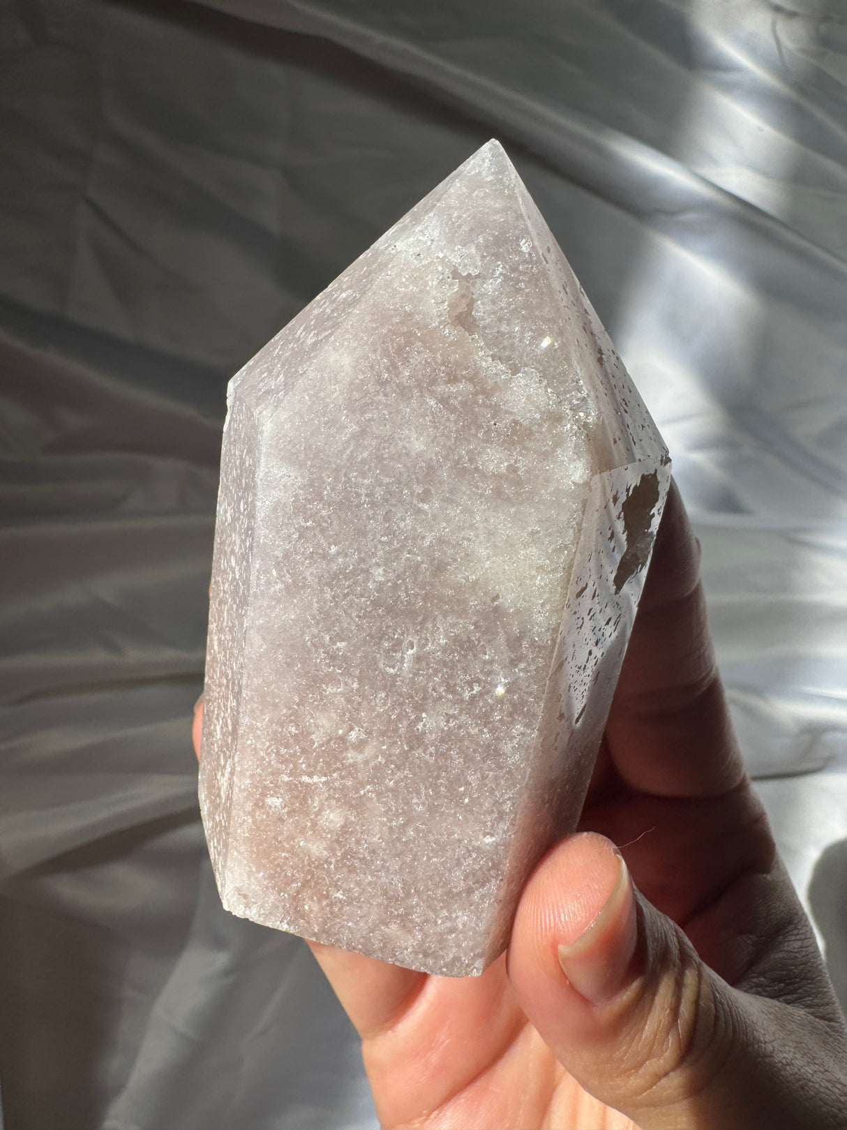 Druzy Pink Amethyst Tower