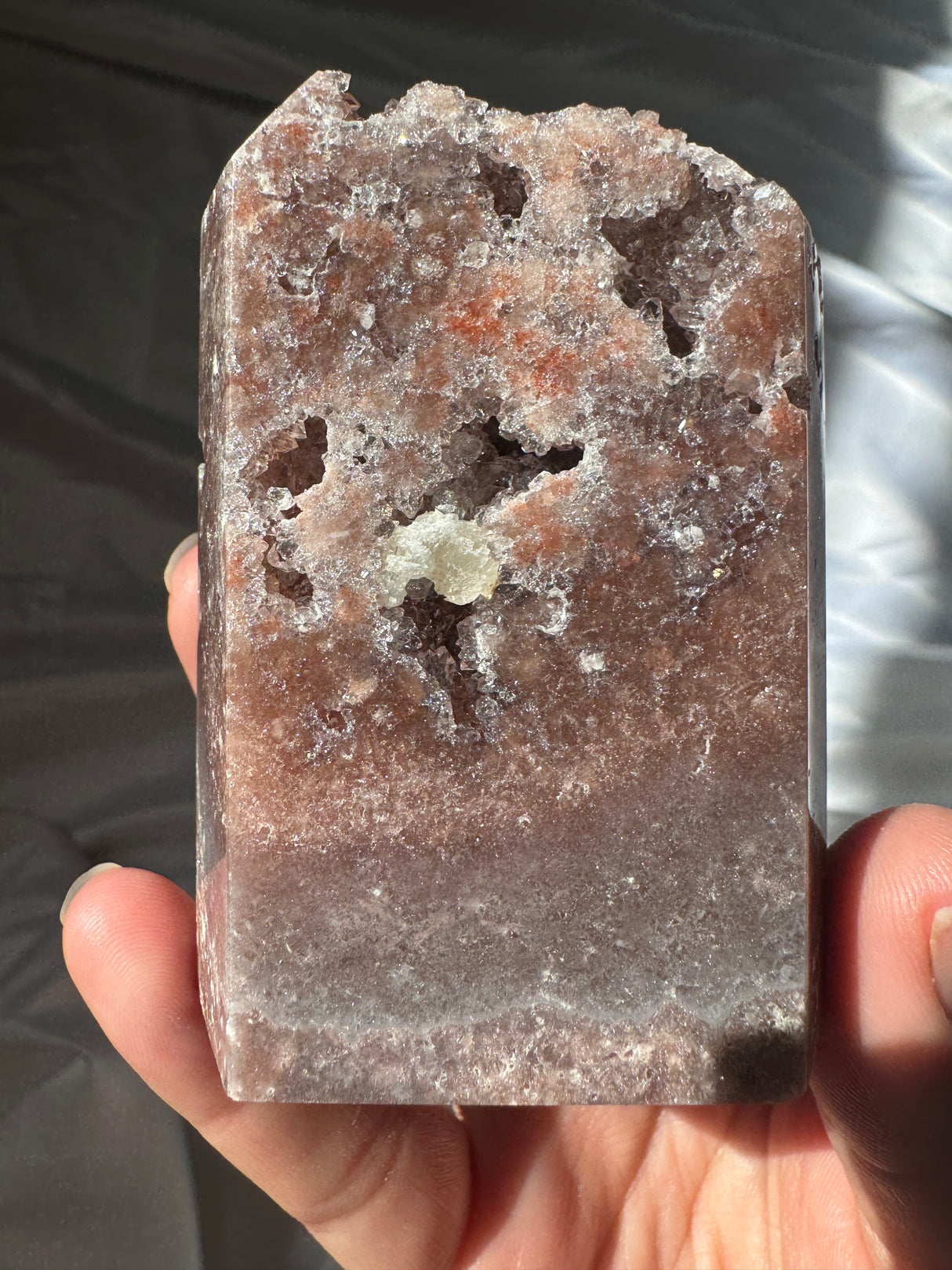 Druzy Pink Amethyst Tower