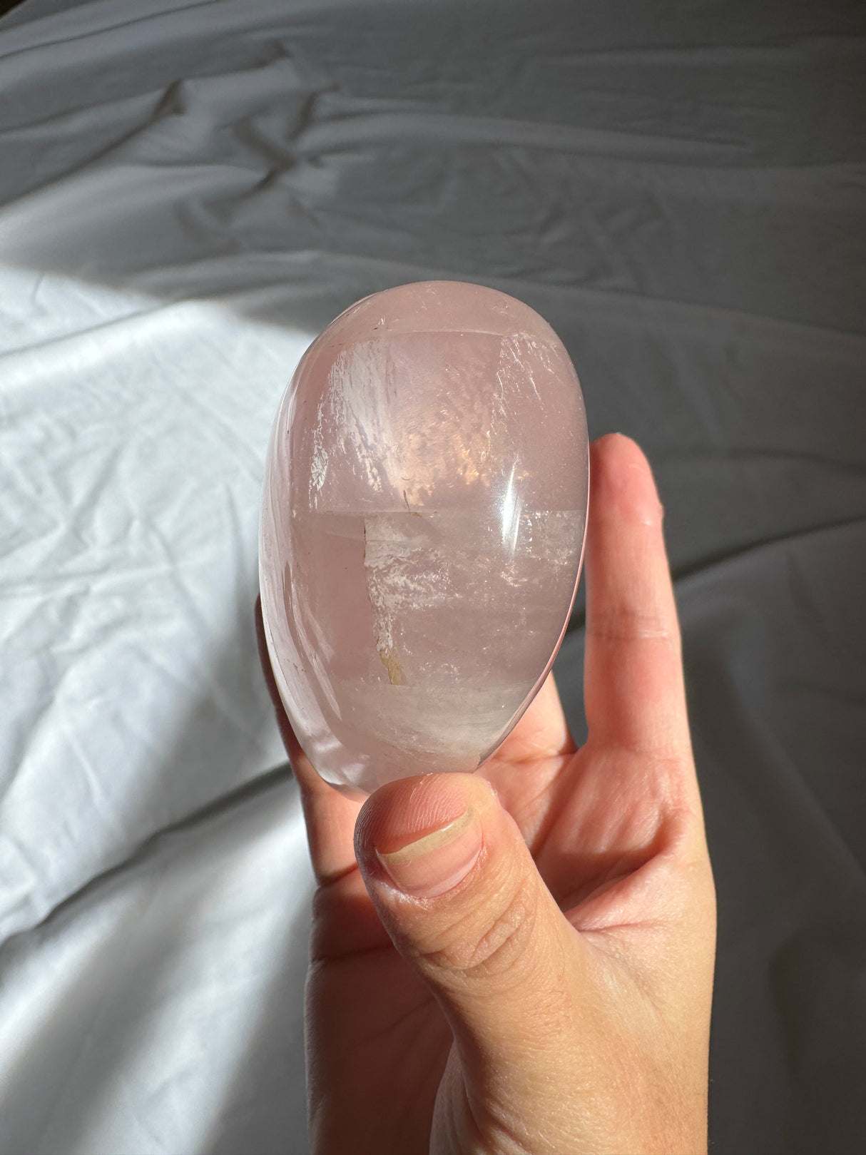 Gemmy Rose Quartz Heart