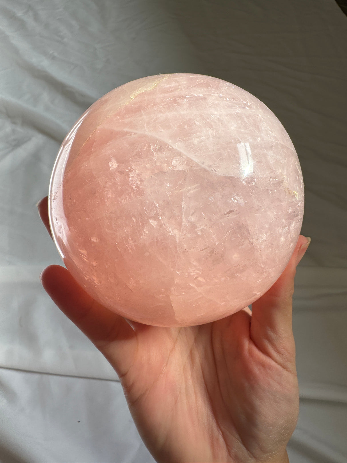 XL Rose Quartz Sphere