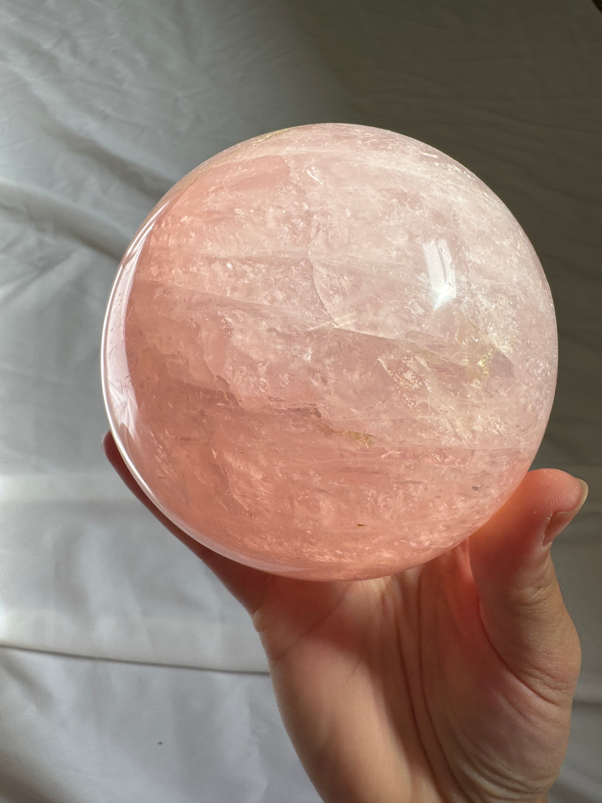 XL Rose Quartz Sphere