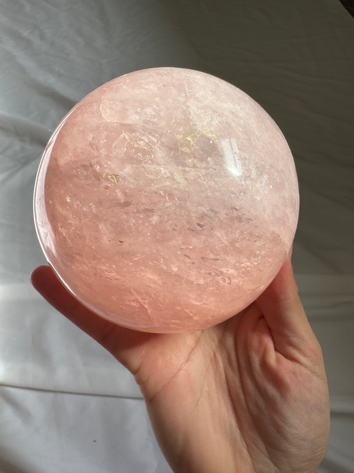 XL Rose Quartz Sphere