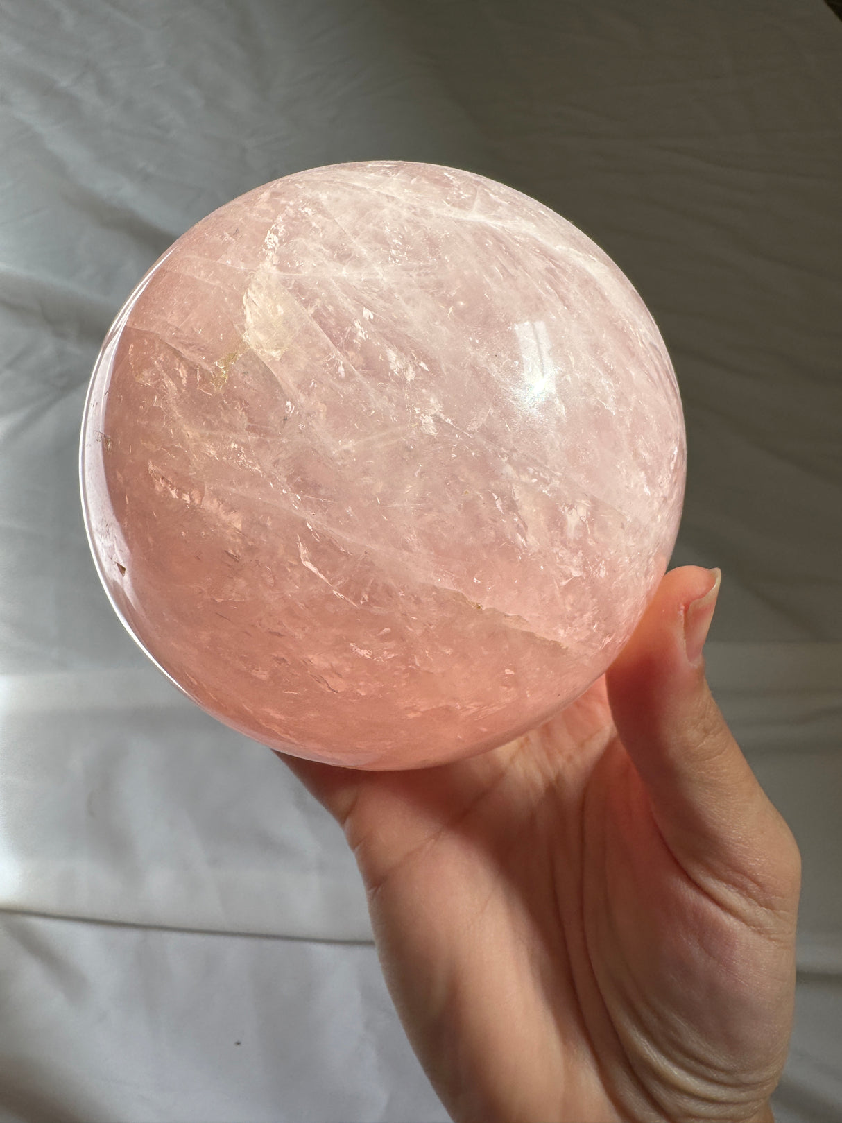 XL Rose Quartz Sphere