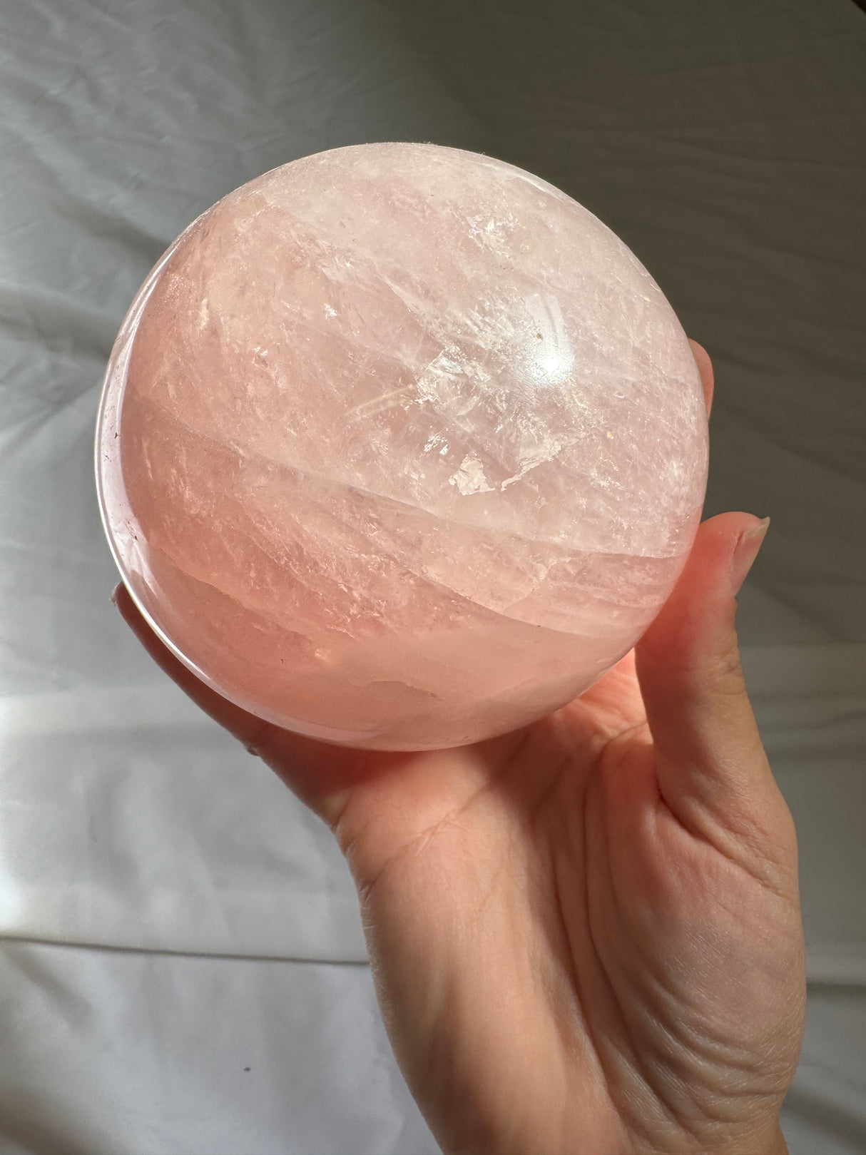 XL Rose Quartz Sphere