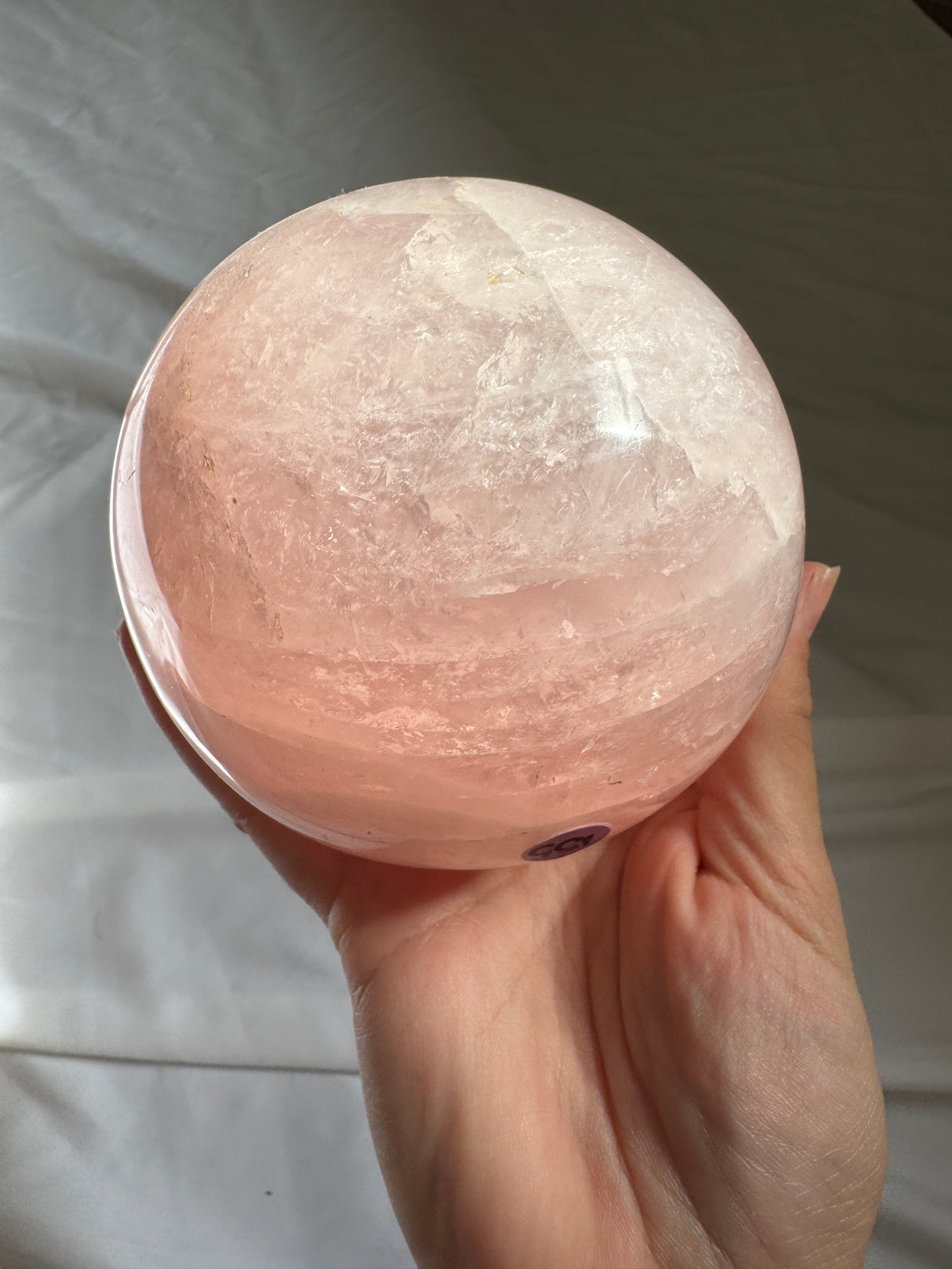 XL Rose Quartz Sphere