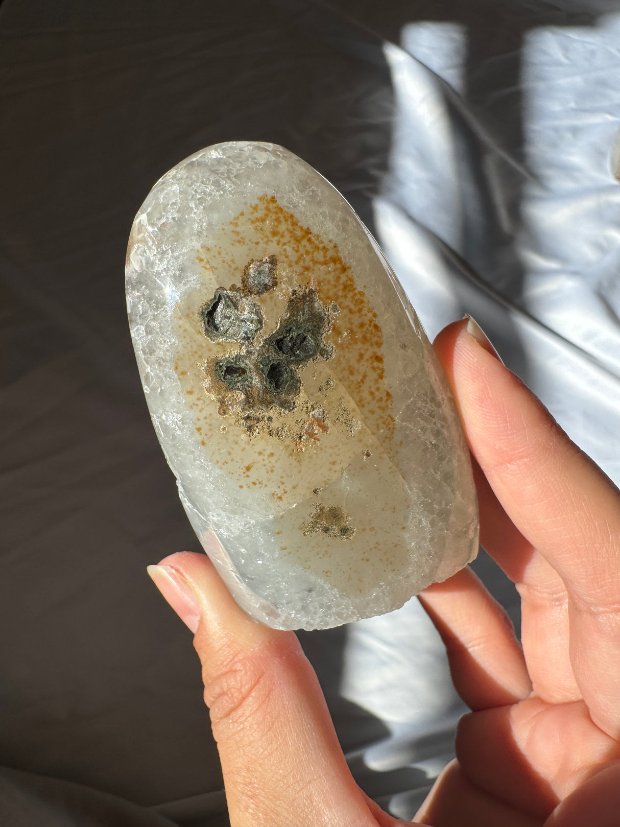 Fairy Garden Druzy Rainbow Amethyst Cut Base