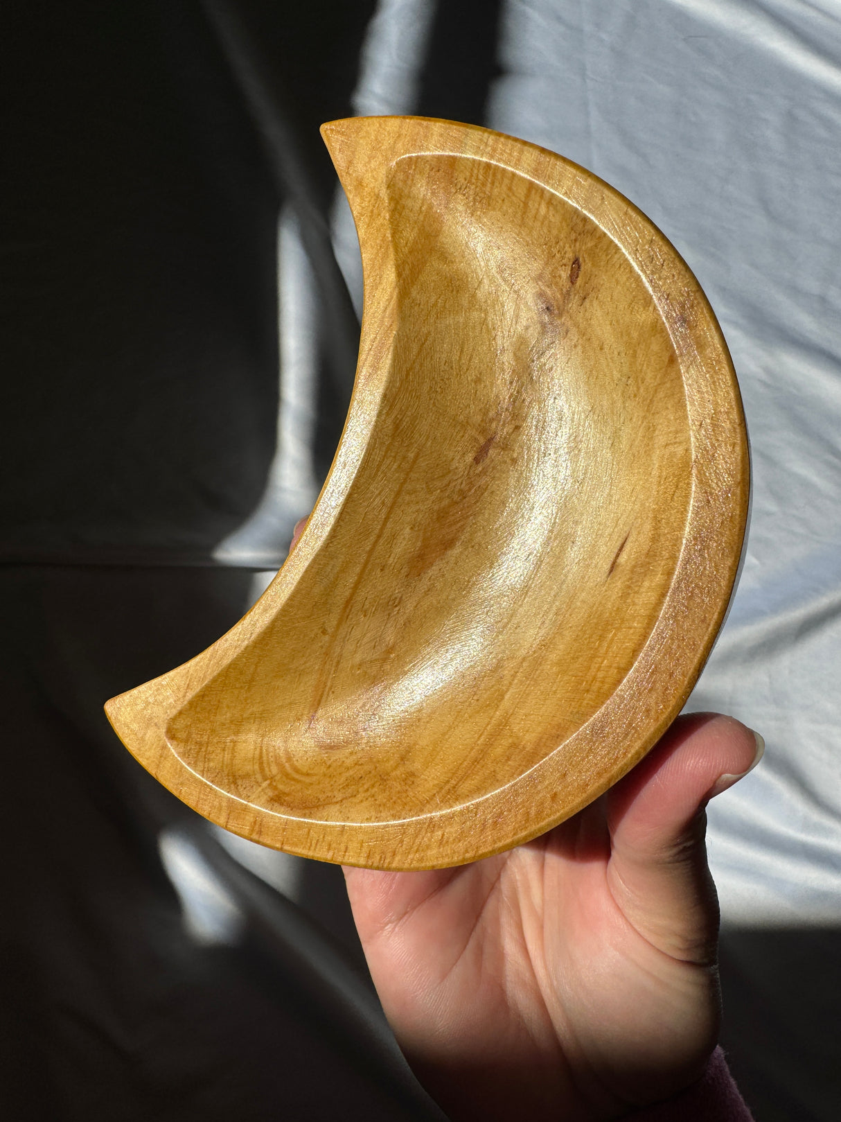 Wooden Moon Bowl