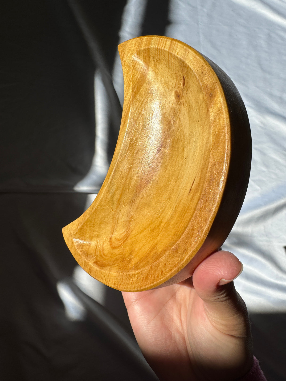 Wooden Moon Bowl