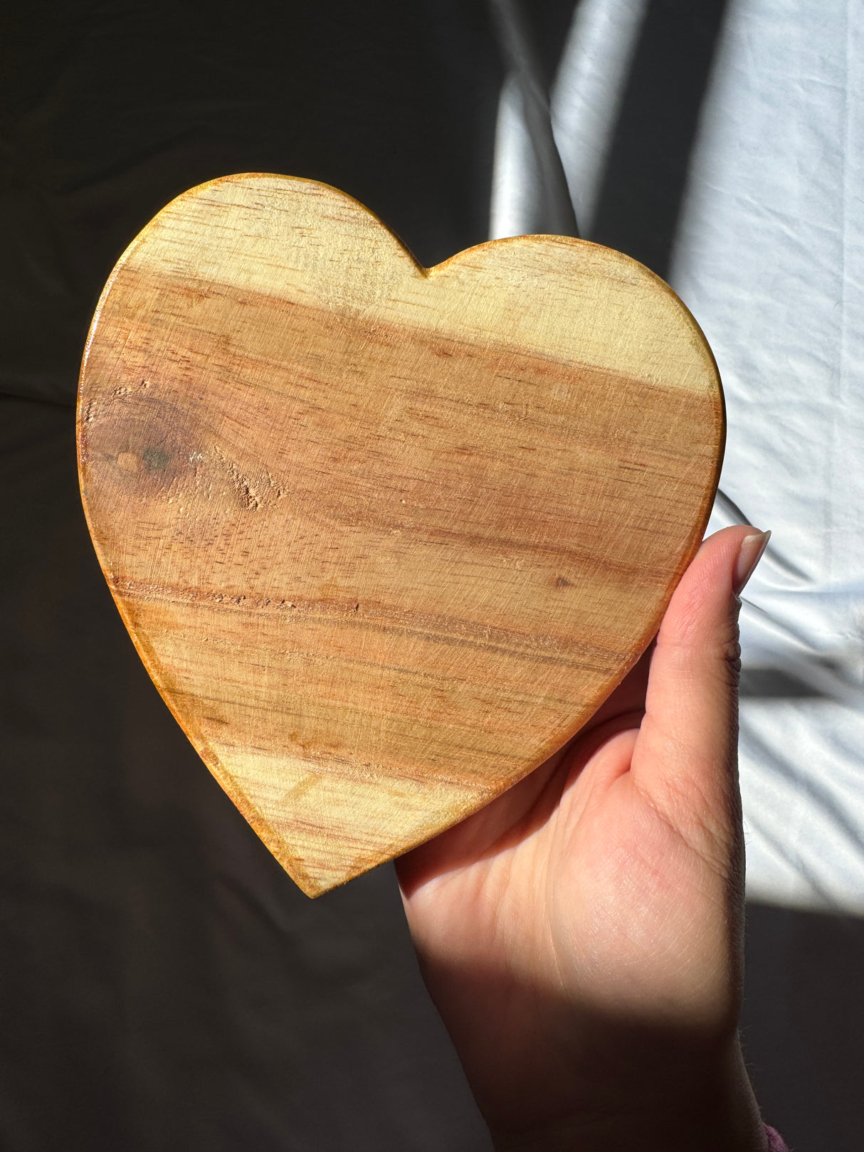Wooden Heart Bowl