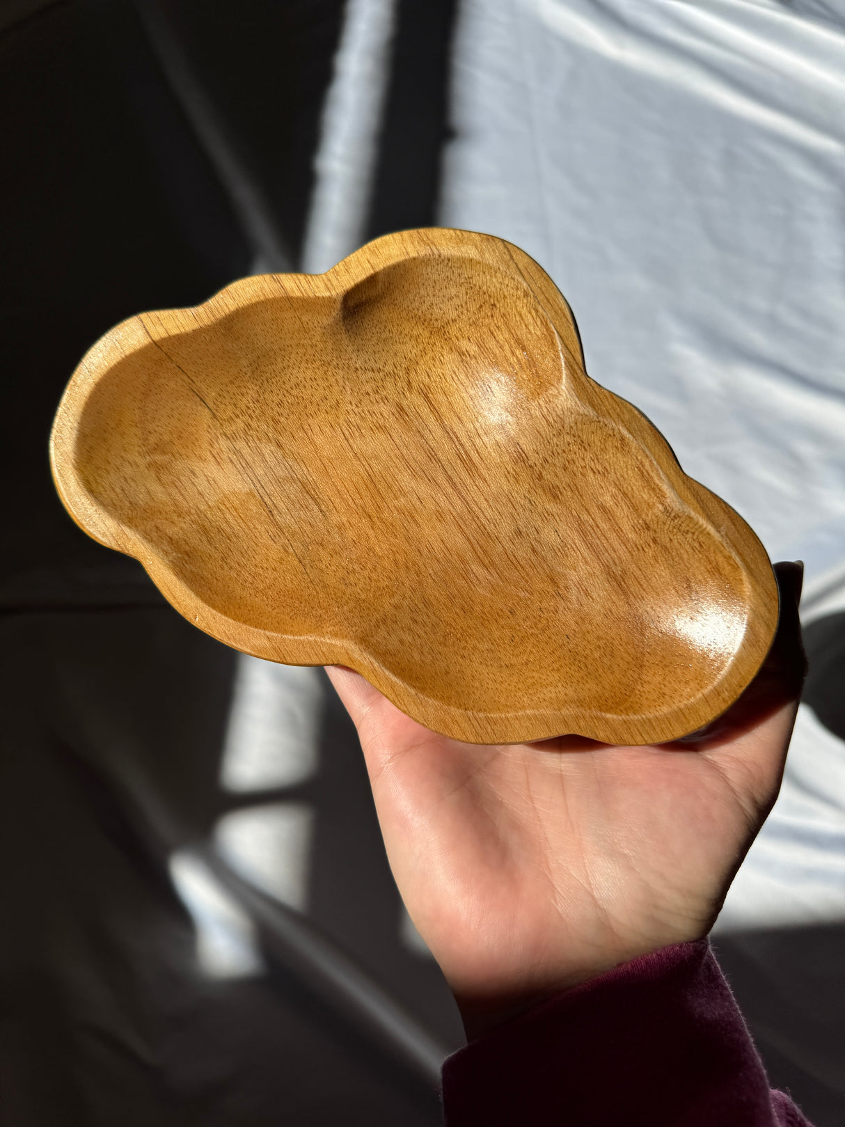 Wooden Cloud Bowl