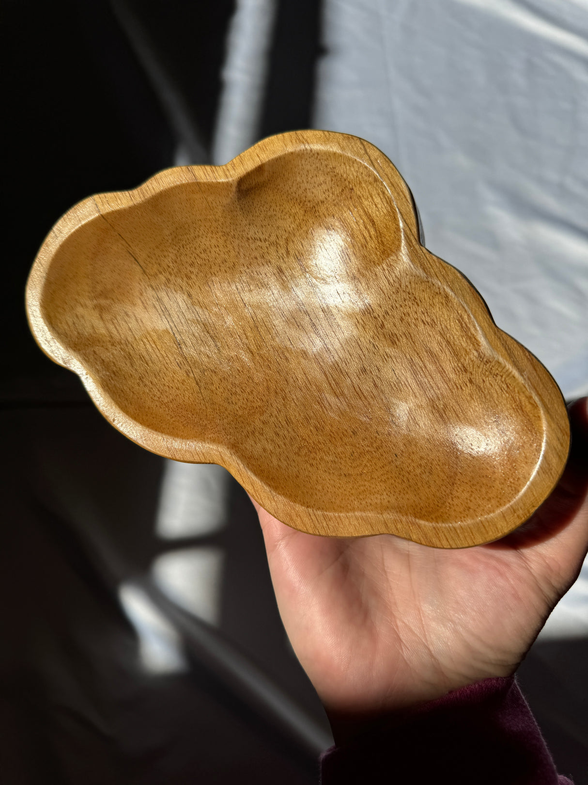 Wooden Cloud Bowl